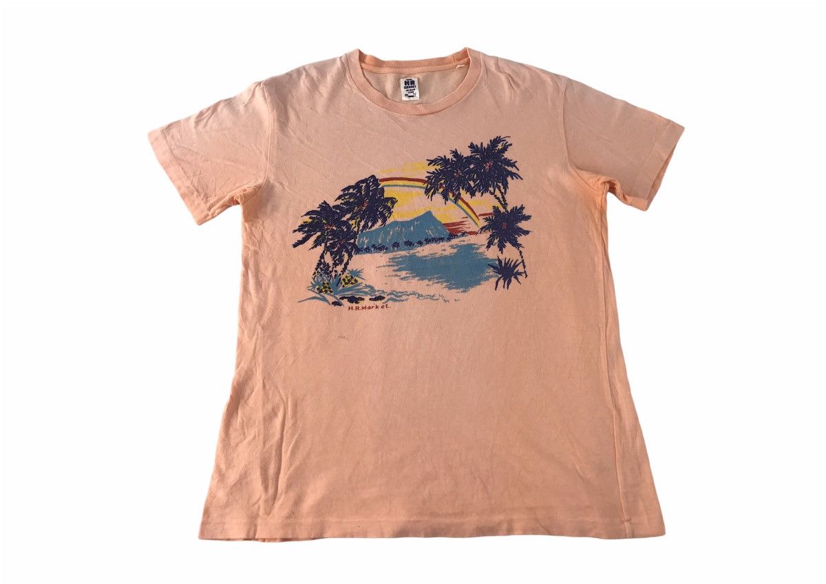 Japanese Brand HR Market Landscape Beach Mountain Printed Tee Size US S / EU 44-46 / 1 - 1 Thumbnail