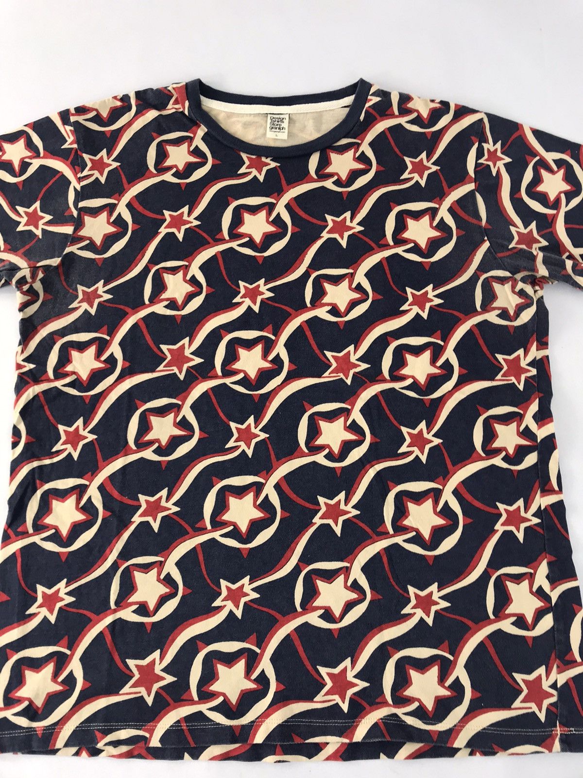 Japanese Brand Graniph Bingo Star Over Printed Tee Size US L / EU 52-54 / 3 - 3 Thumbnail