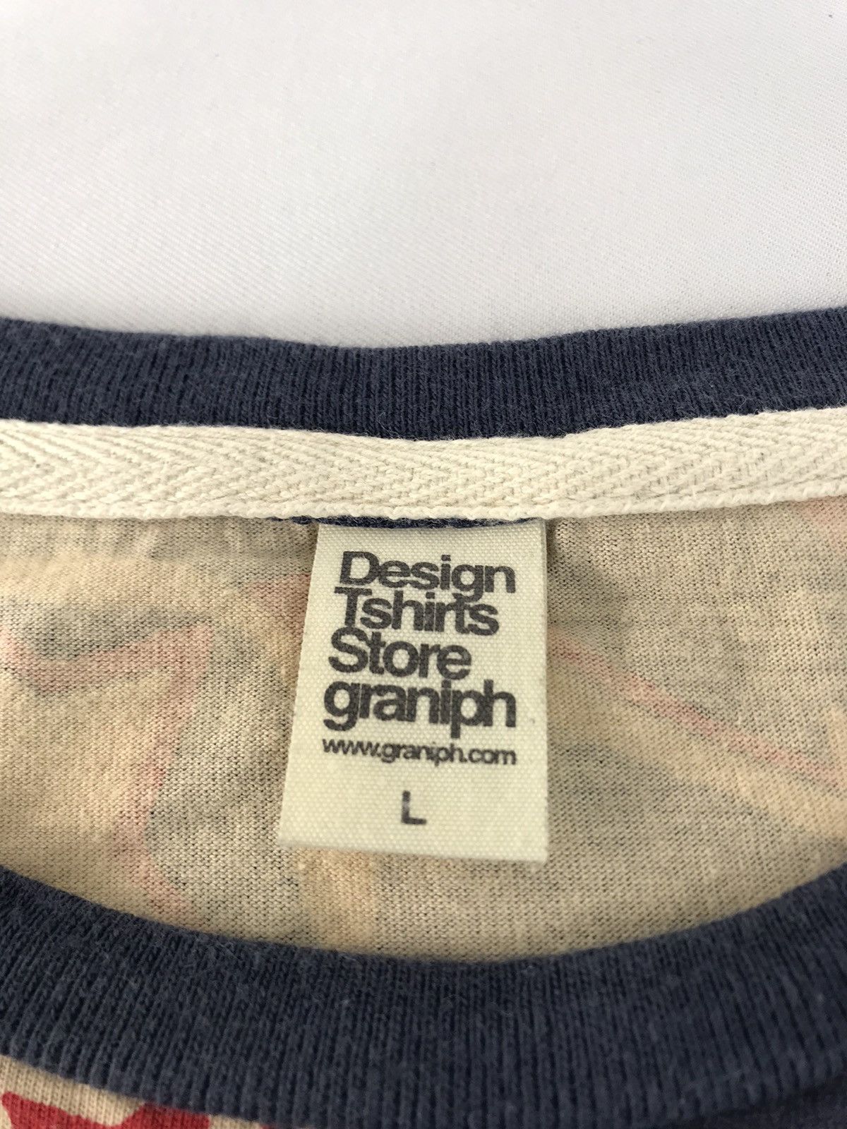Japanese Brand Graniph Bingo Star Over Printed Tee Size US L / EU 52-54 / 3 - 4 Thumbnail