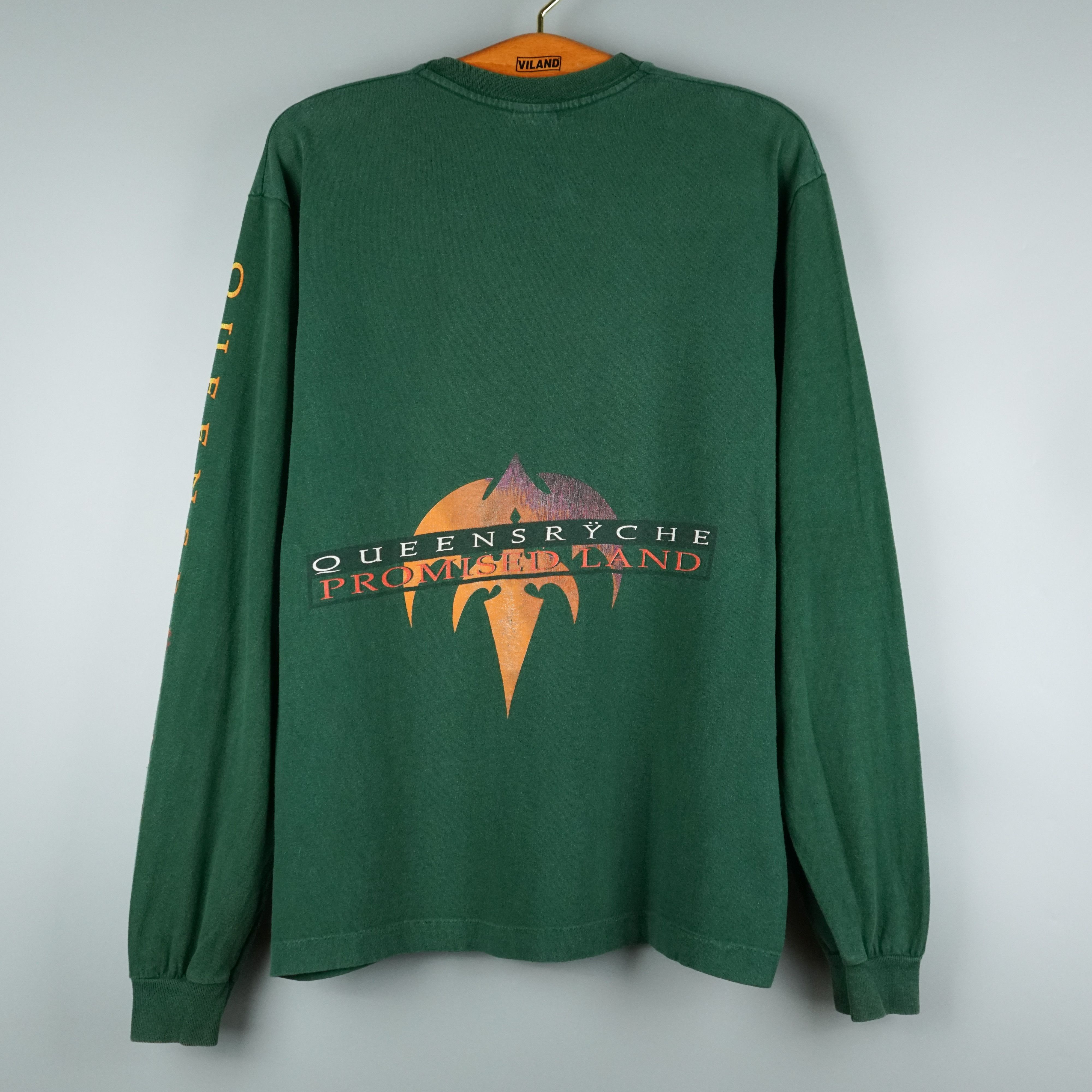 Band Tees × Vintage 1990s Queenryche t shirt Size US M / EU 48-50 / 2 - 9 Thumbnail