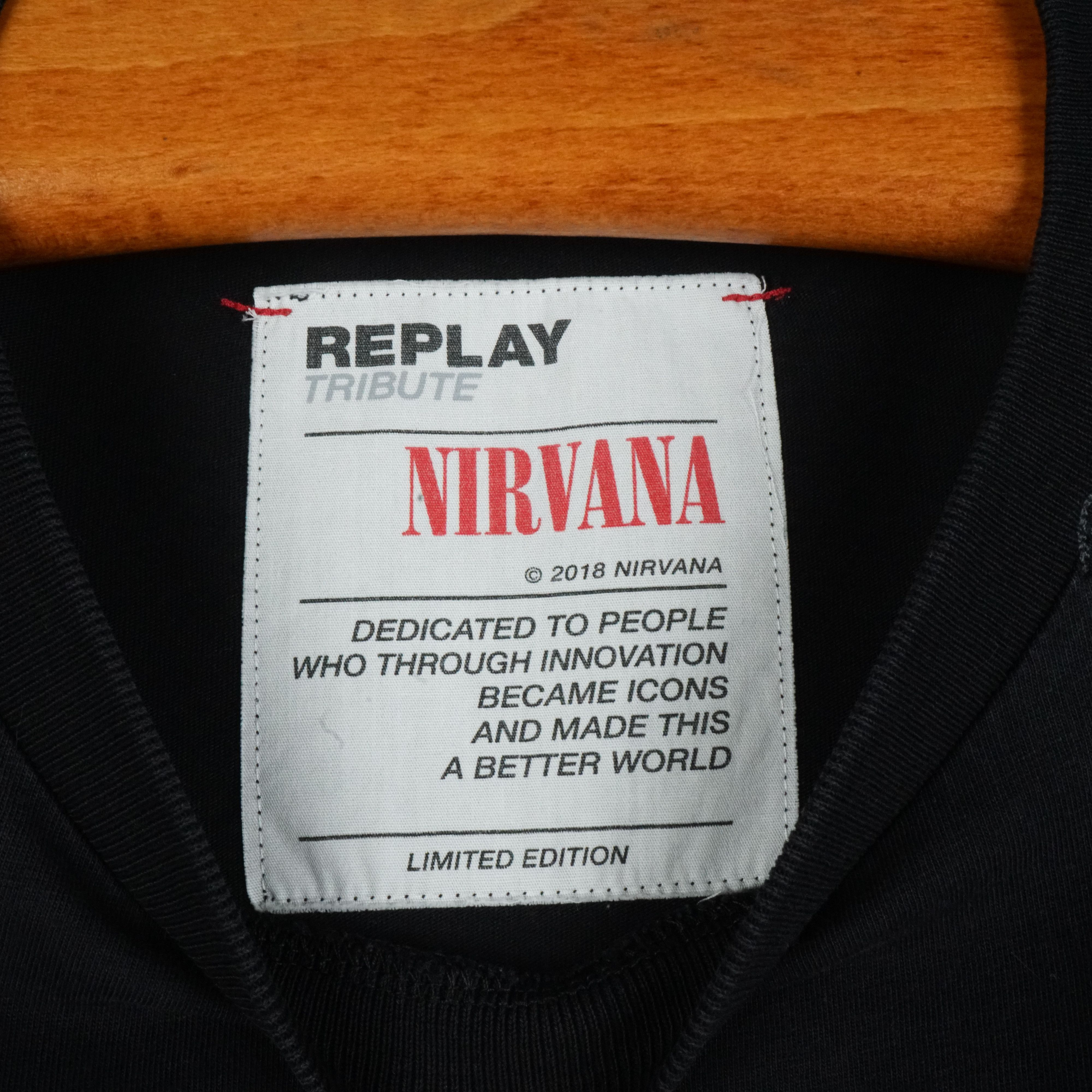 Nirvana × Replay × Vintage 2018 Nirvana t-shirt Limited Edition Size US M / EU 48-50 / 2 - 6 Thumbnail