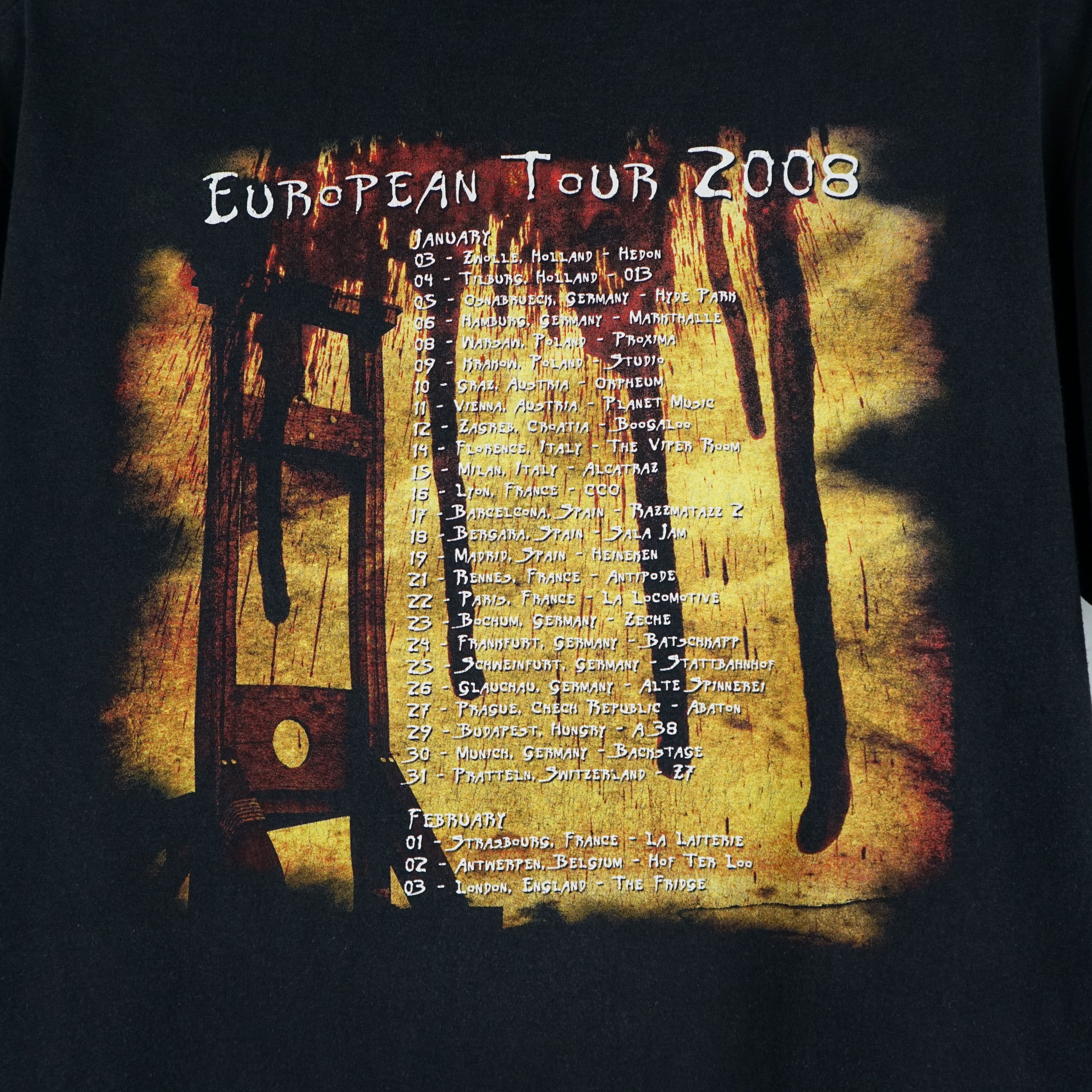 Band Tees × Vintage 2008 Obituary tour t-shirt Death Metal Size US M / EU 48-50 / 2 - 7 Thumbnail