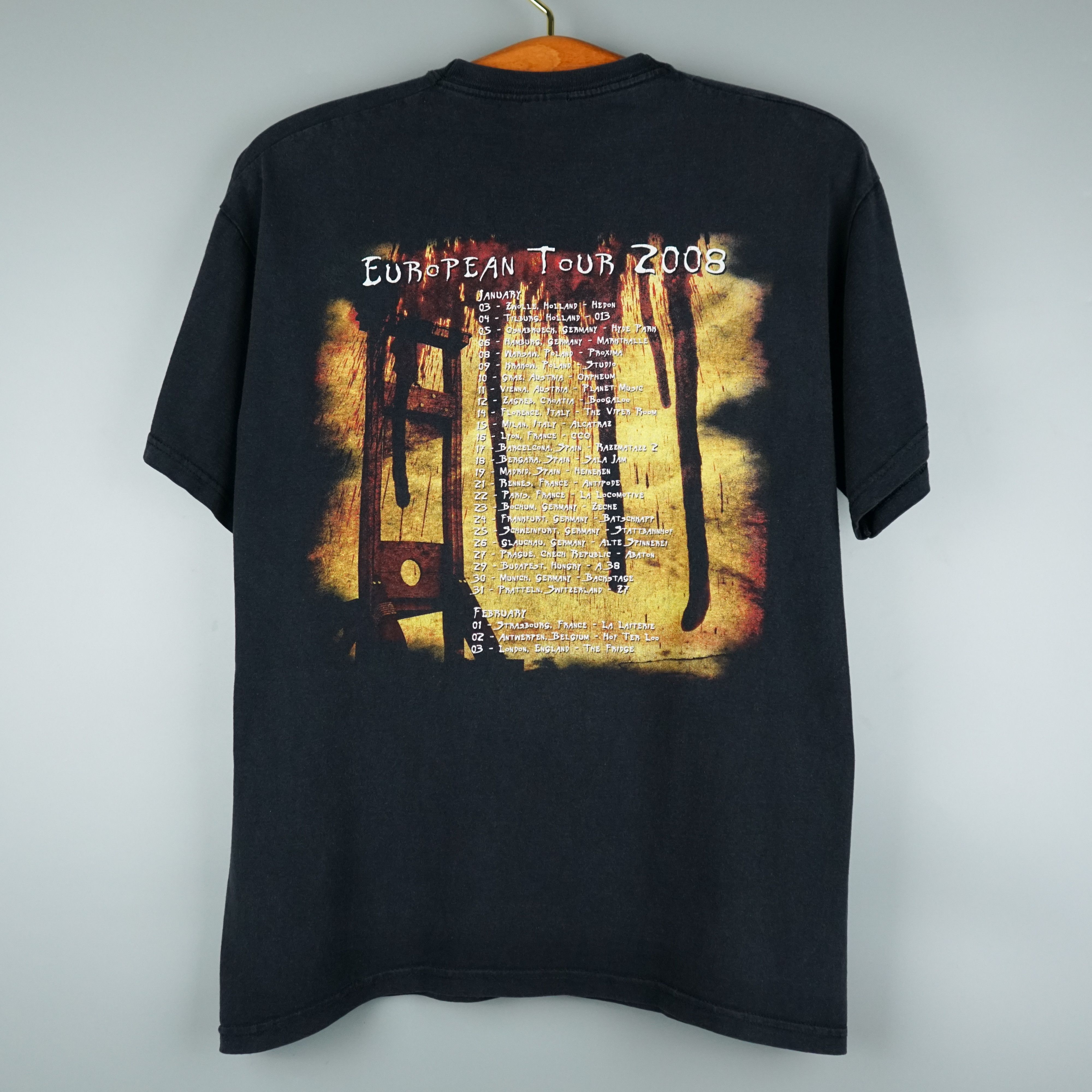 Band Tees × Vintage 2008 Obituary tour t-shirt Death Metal Size US M / EU 48-50 / 2 - 6 Thumbnail