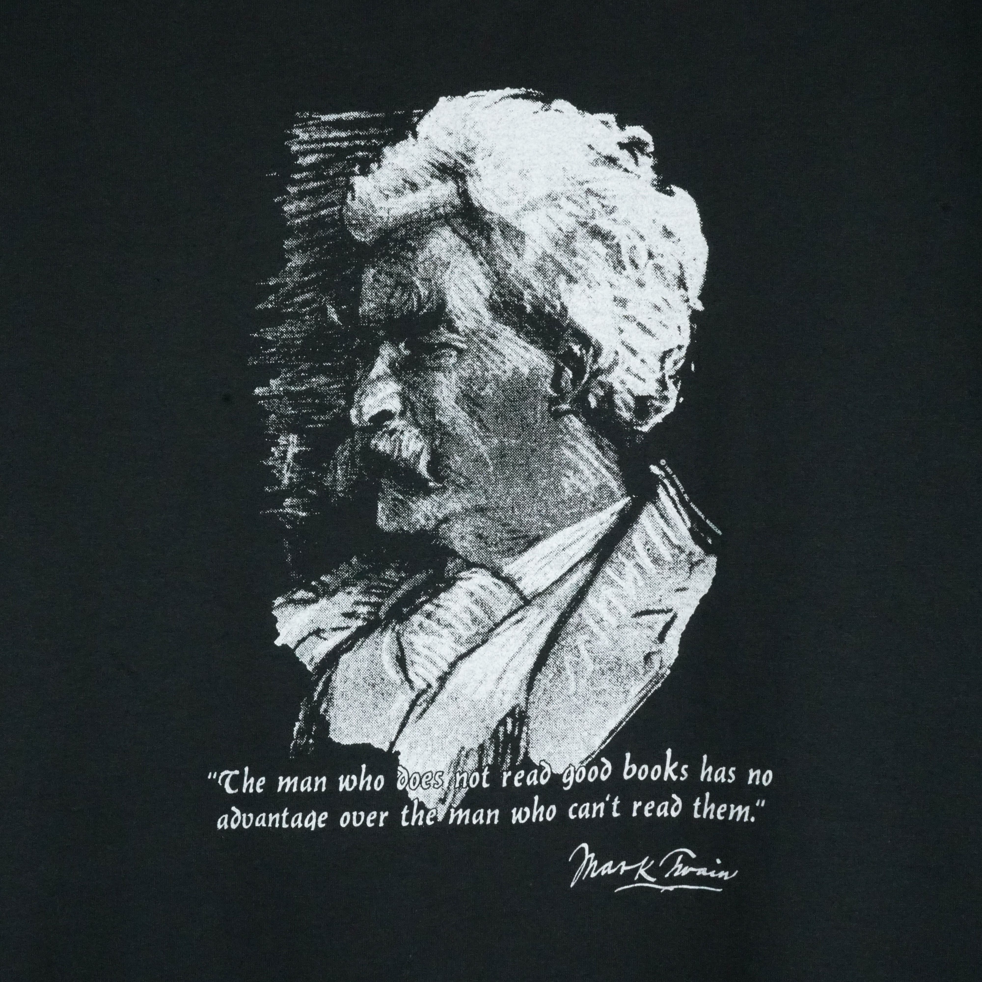 Arts & Science × Vintage 1980s Mark Twain t-shirt Size US M / EU 48-50 / 2 - 2 Thumbnail