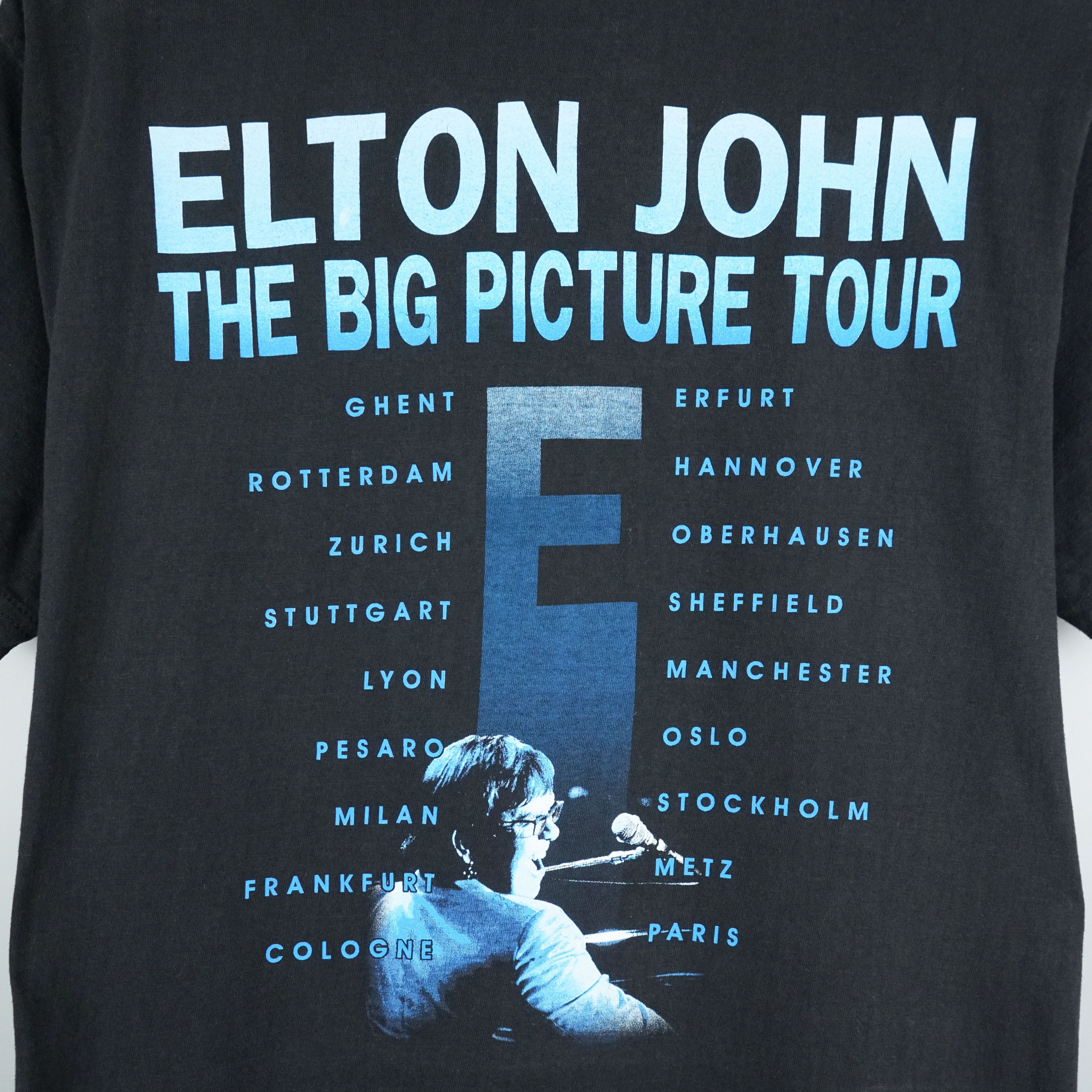 Band Tees × Vintage 1997 Elton John t shirt Size US M / EU 48-50 / 2 - 9 Thumbnail