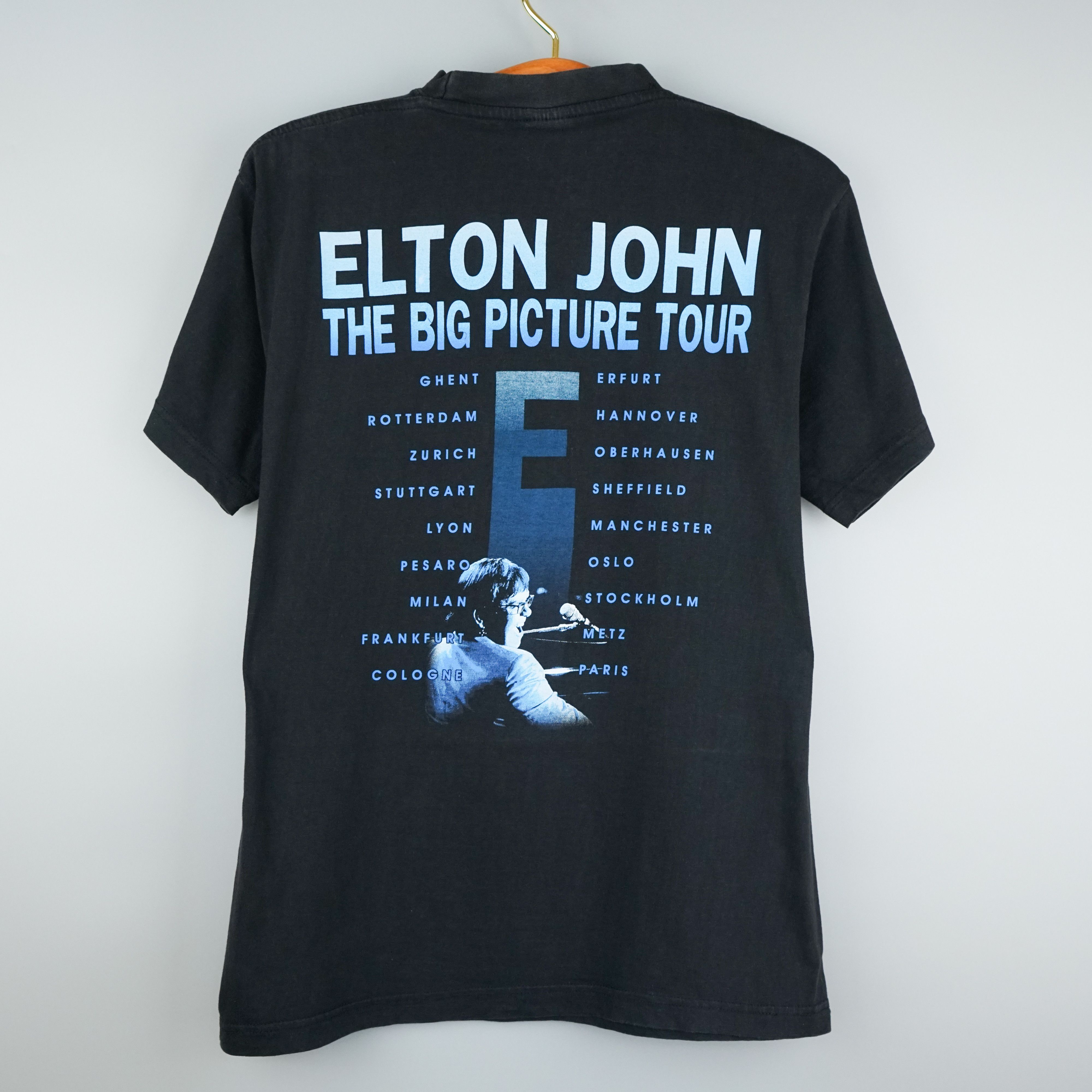 Band Tees × Vintage 1997 Elton John t shirt Size US M / EU 48-50 / 2 - 8 Thumbnail