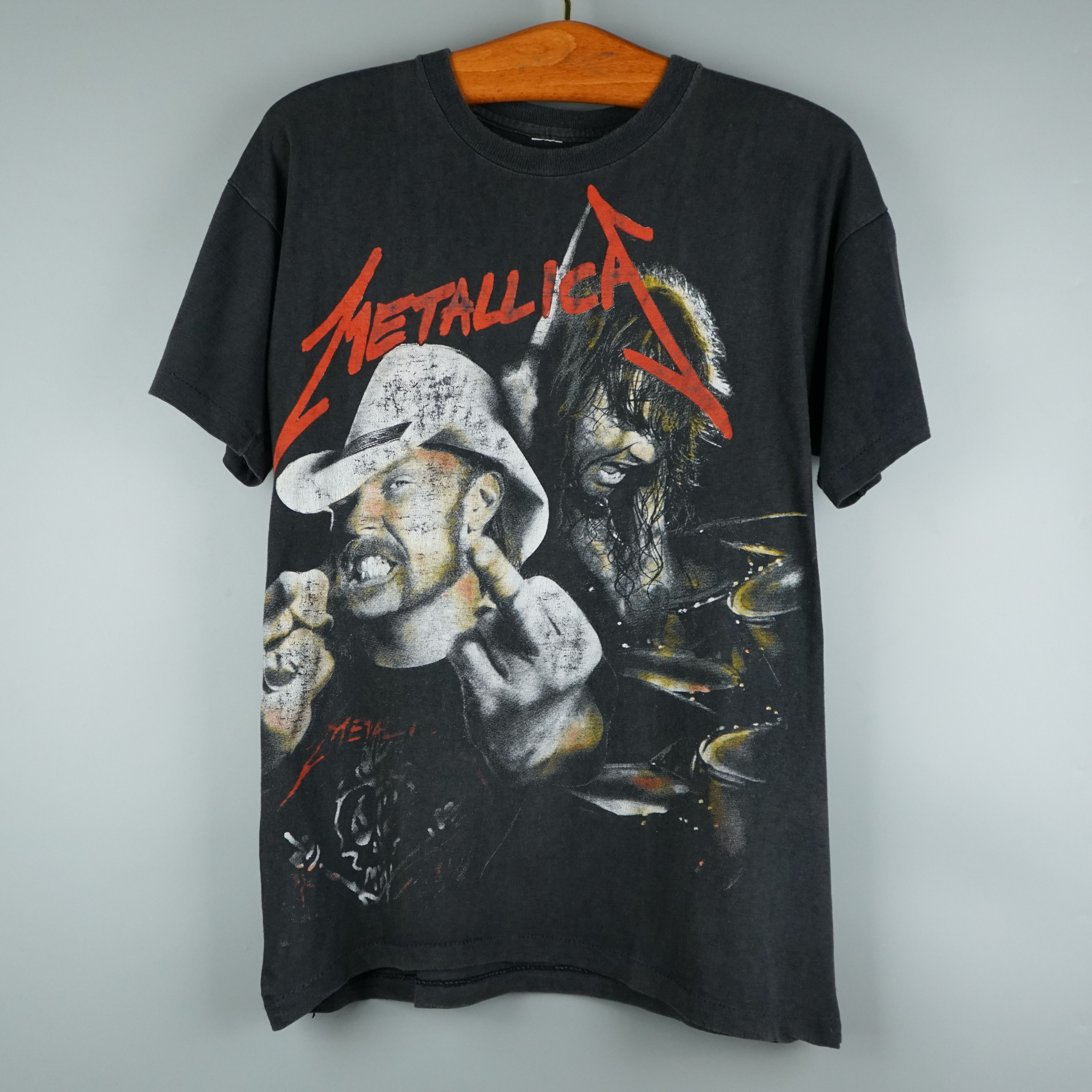 Band Tees × Vintage 1990s Metallica t shirt single stitch Size US M / EU 48-50 / 2 - 1 Thumbnail