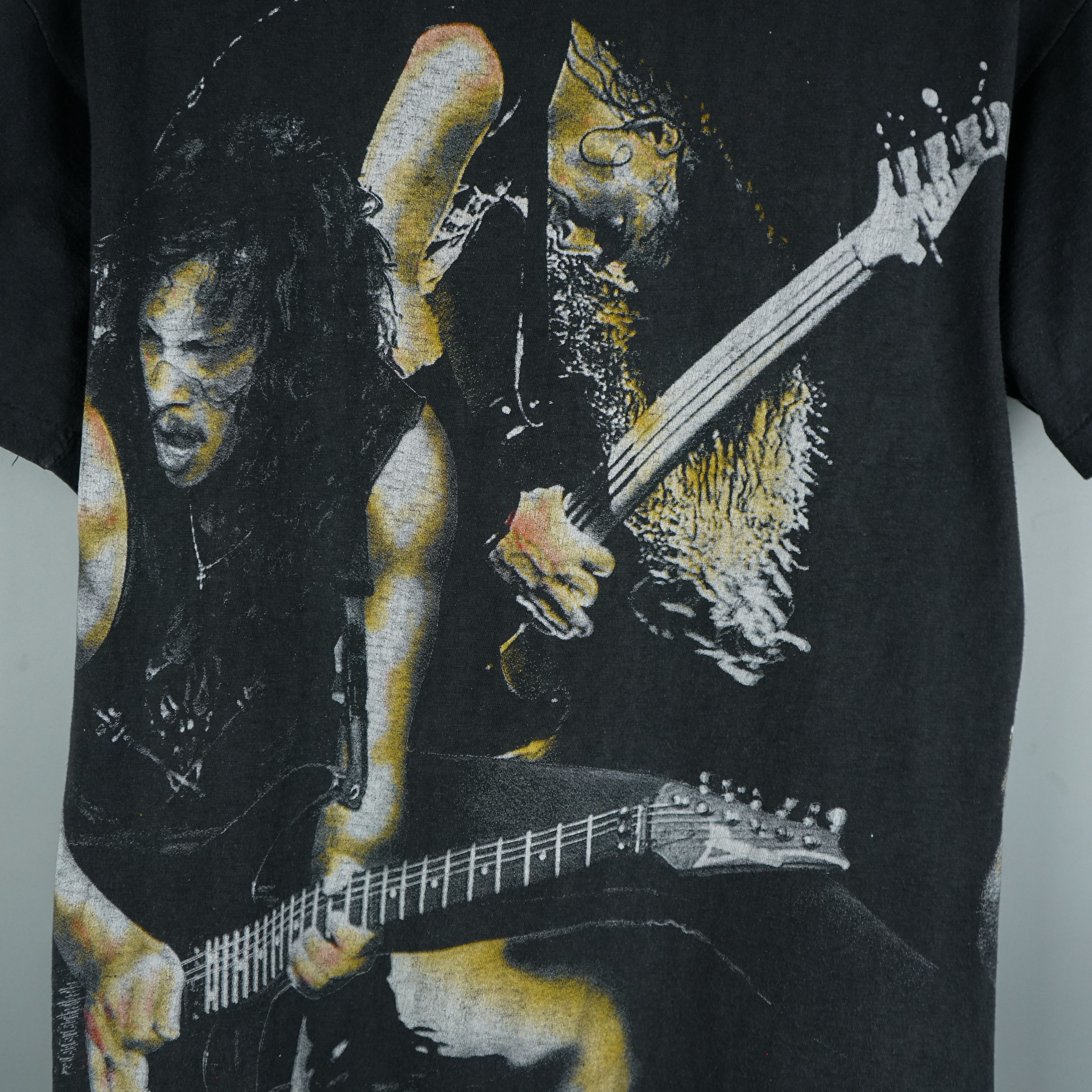 Band Tees × Vintage 1990s Metallica t shirt single stitch Size US M / EU 48-50 / 2 - 10 Thumbnail