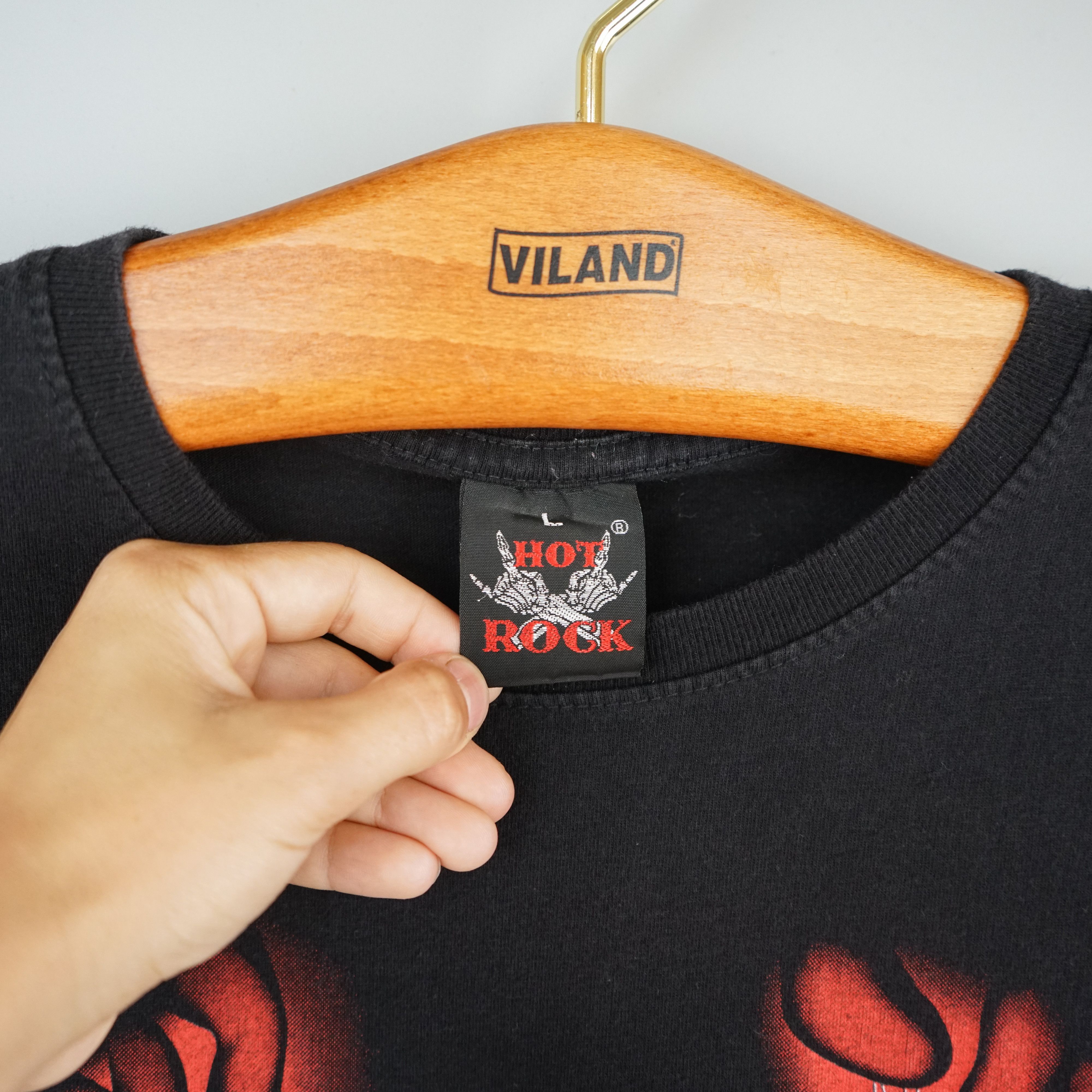 Band Tees × Vintage 1990s Metallica t shirt Master of Puppets Size US M / EU 48-50 / 2 - 3 Thumbnail