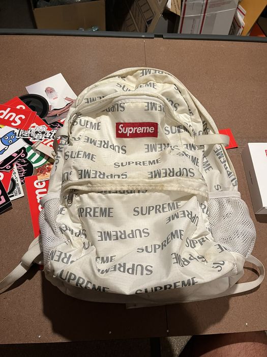 Supreme Supreme 3M reflective Backpack | Grailed