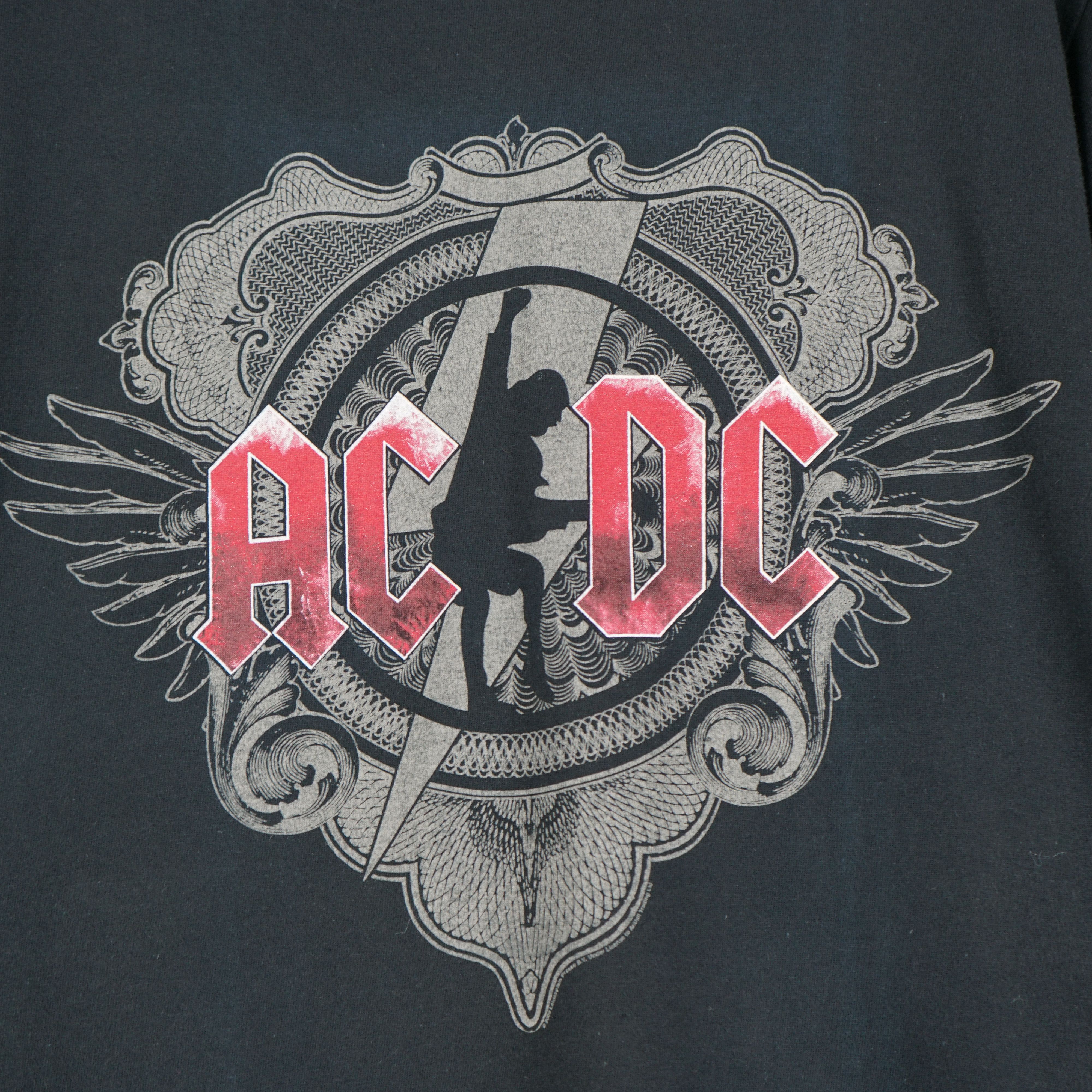 Band Tees × Vintage Vintage ACDC t shirt 2008 tour like Iron Maiden Metallica Size US M / EU 48-50 / 2 - 2 Thumbnail