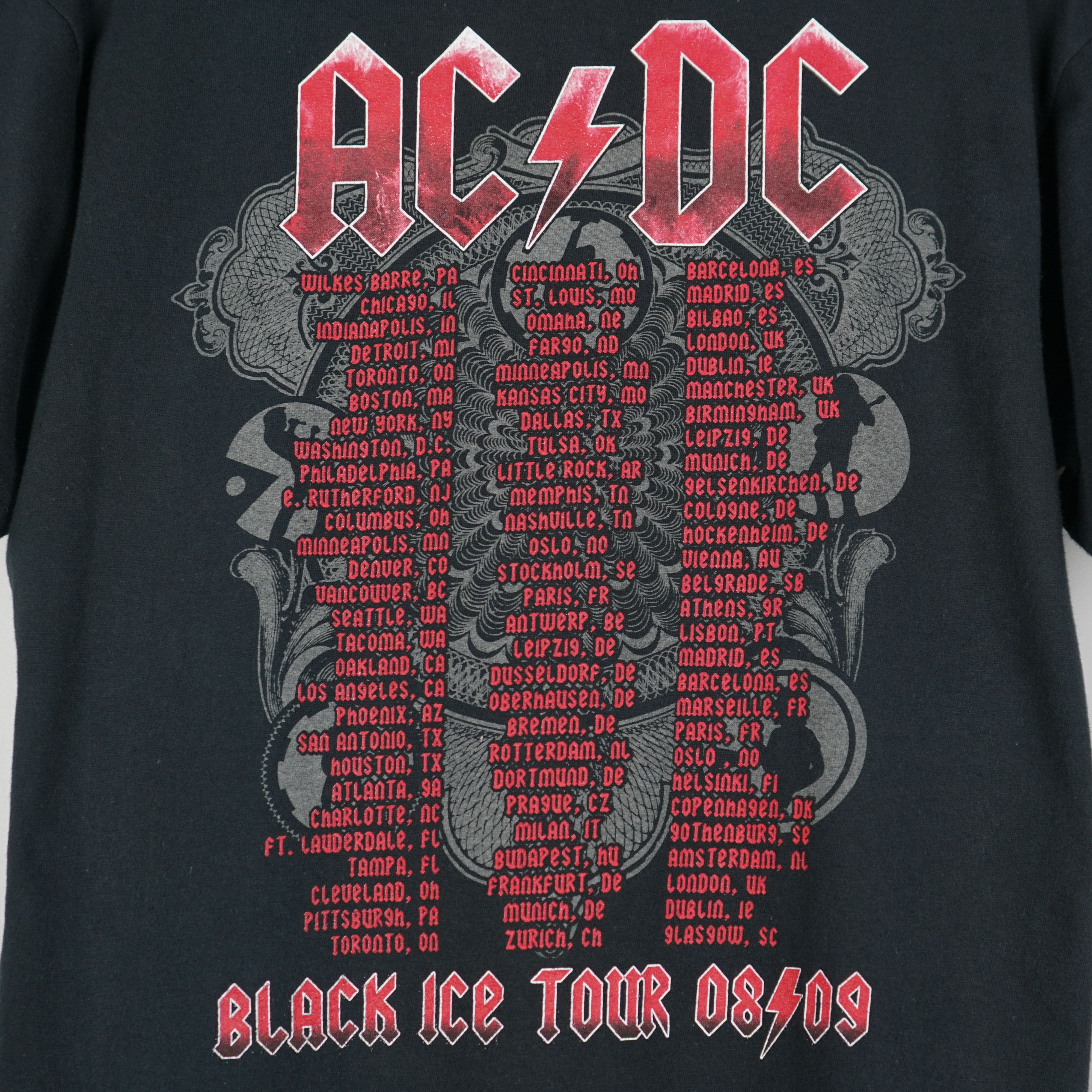 Band Tees × Vintage Vintage ACDC t shirt 2008 tour like Iron Maiden Metallica Size US M / EU 48-50 / 2 - 8 Thumbnail