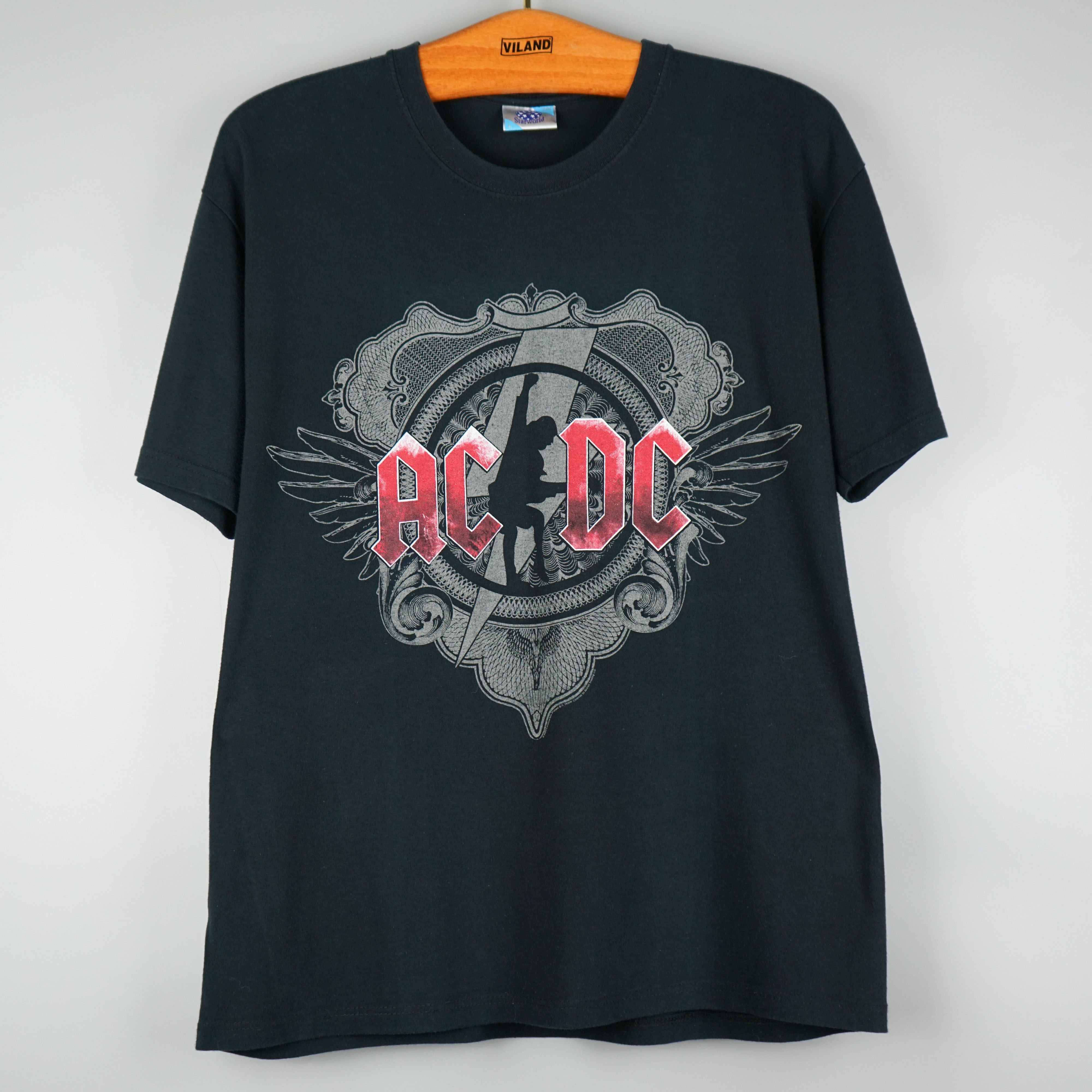 Band Tees × Vintage Vintage ACDC t shirt 2008 tour like Iron Maiden Metallica Size US M / EU 48-50 / 2 - 1 Thumbnail