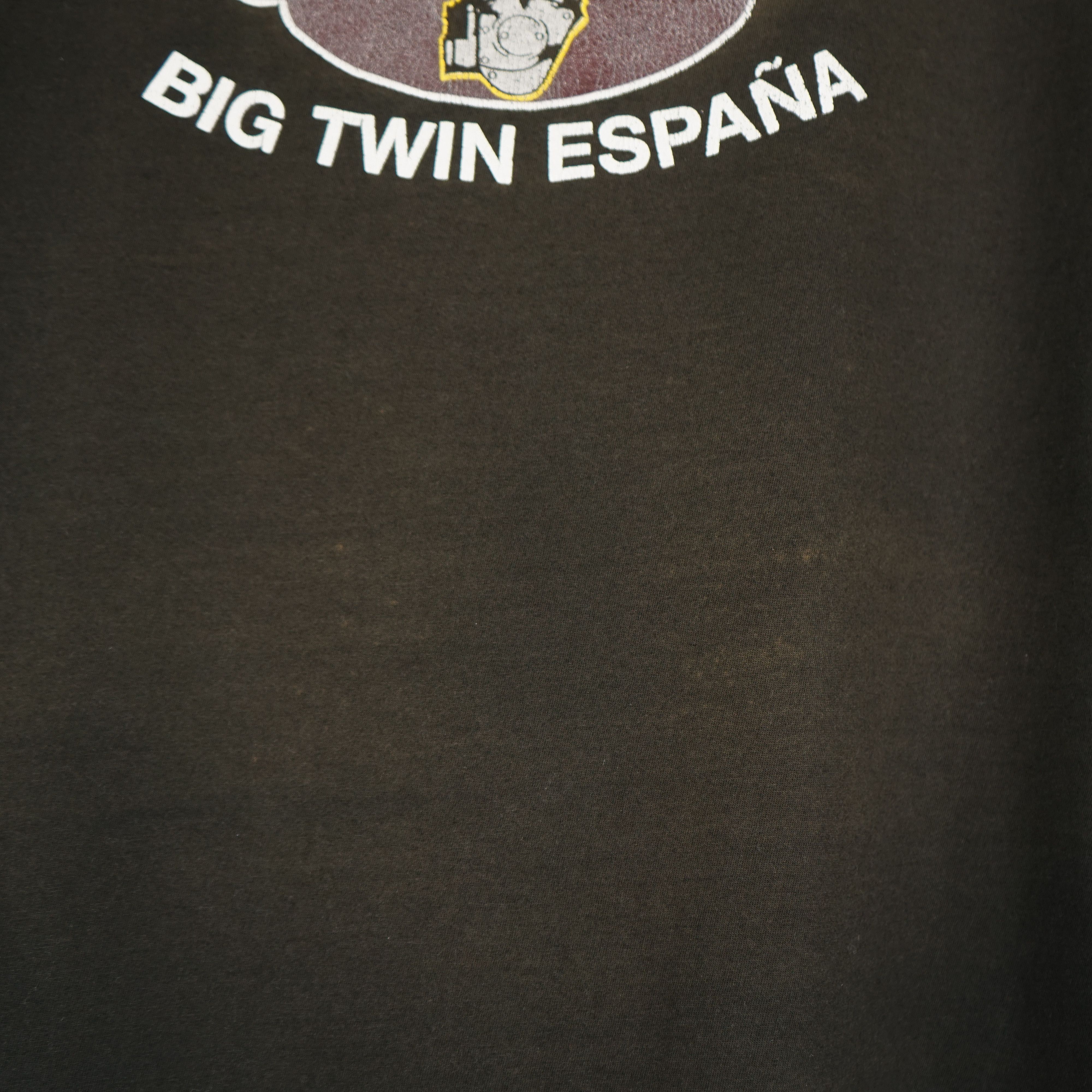 Harley Davidson × Vintage 1990s Harley Davidson Big Twin Espana t-shirt Size US M / EU 48-50 / 2 - 11 Thumbnail