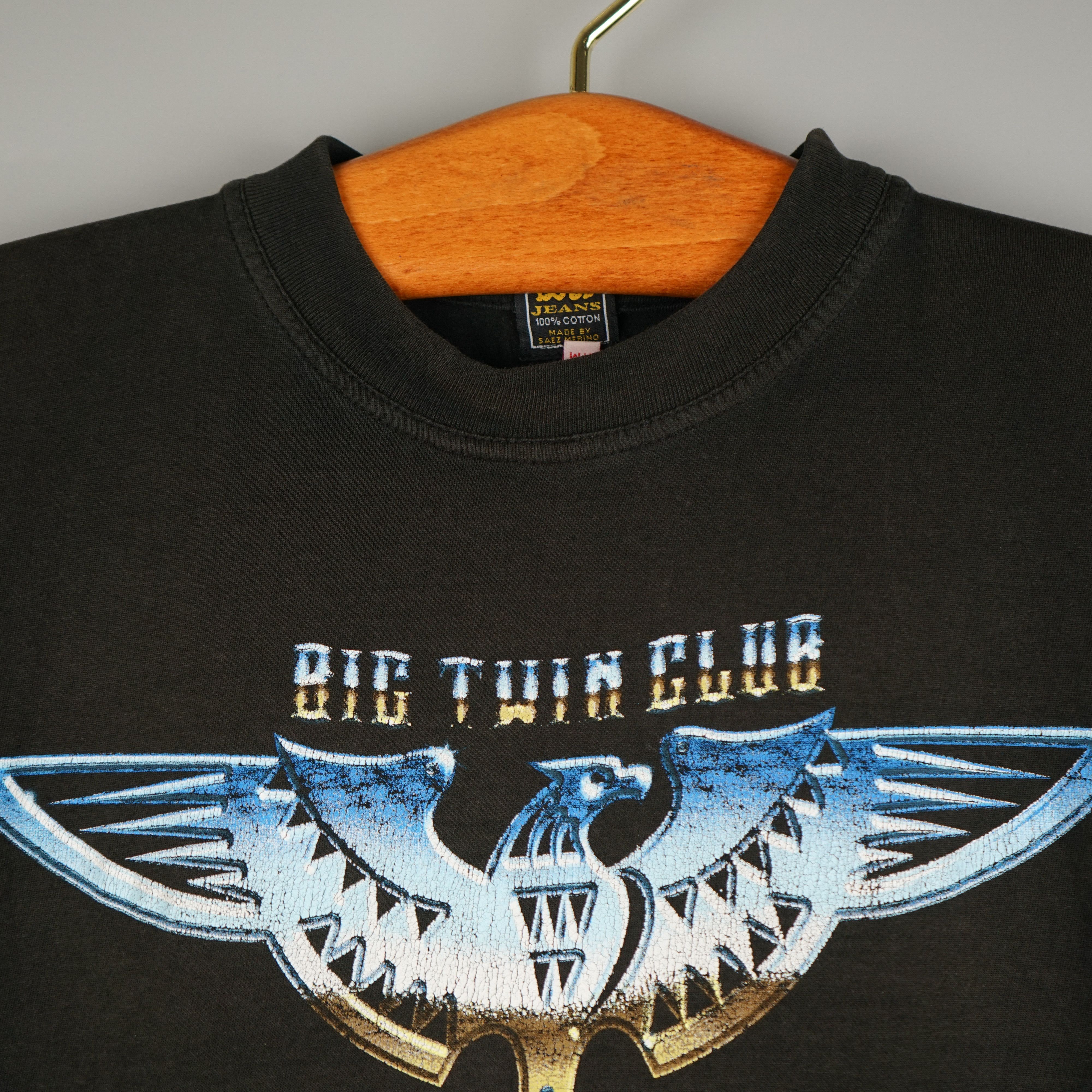 Harley Davidson × Vintage 1990s Harley Davidson Big Twin Espana t-shirt Size US M / EU 48-50 / 2 - 3 Thumbnail