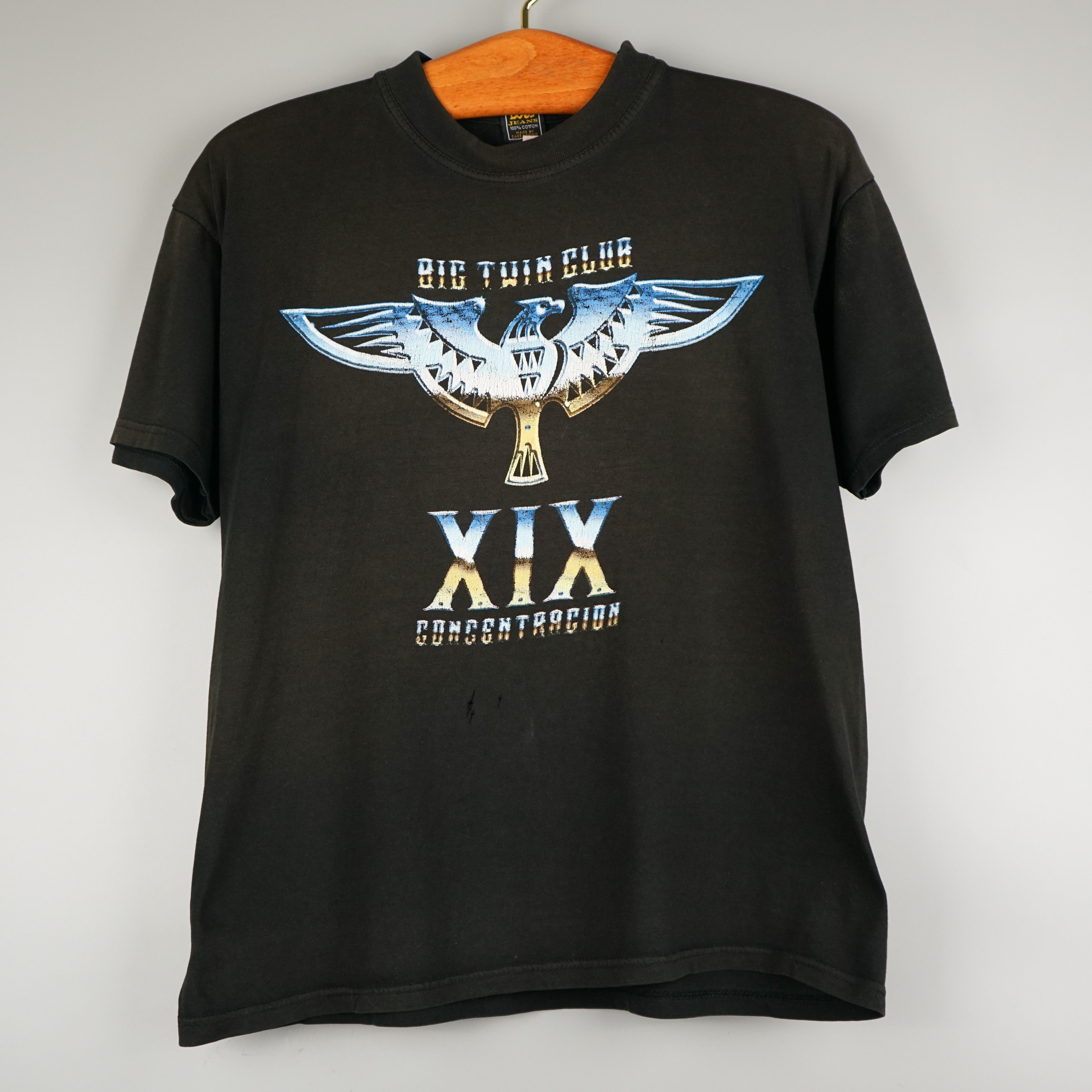 Harley Davidson × Vintage 1990s Harley Davidson Big Twin Espana t-shirt Size US M / EU 48-50 / 2 - 1 Thumbnail