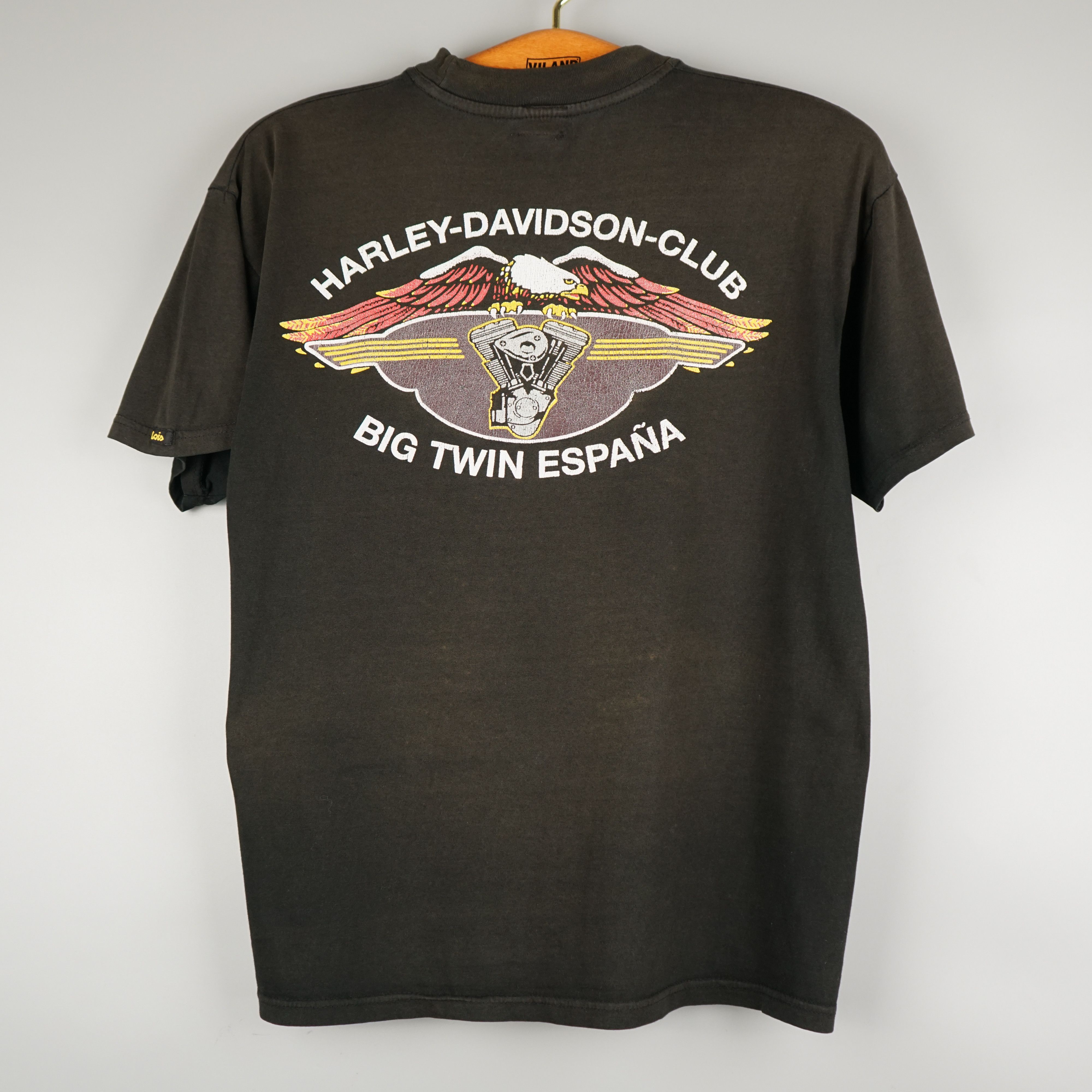 Harley Davidson × Vintage 1990s Harley Davidson Big Twin Espana t-shirt Size US M / EU 48-50 / 2 - 8 Thumbnail