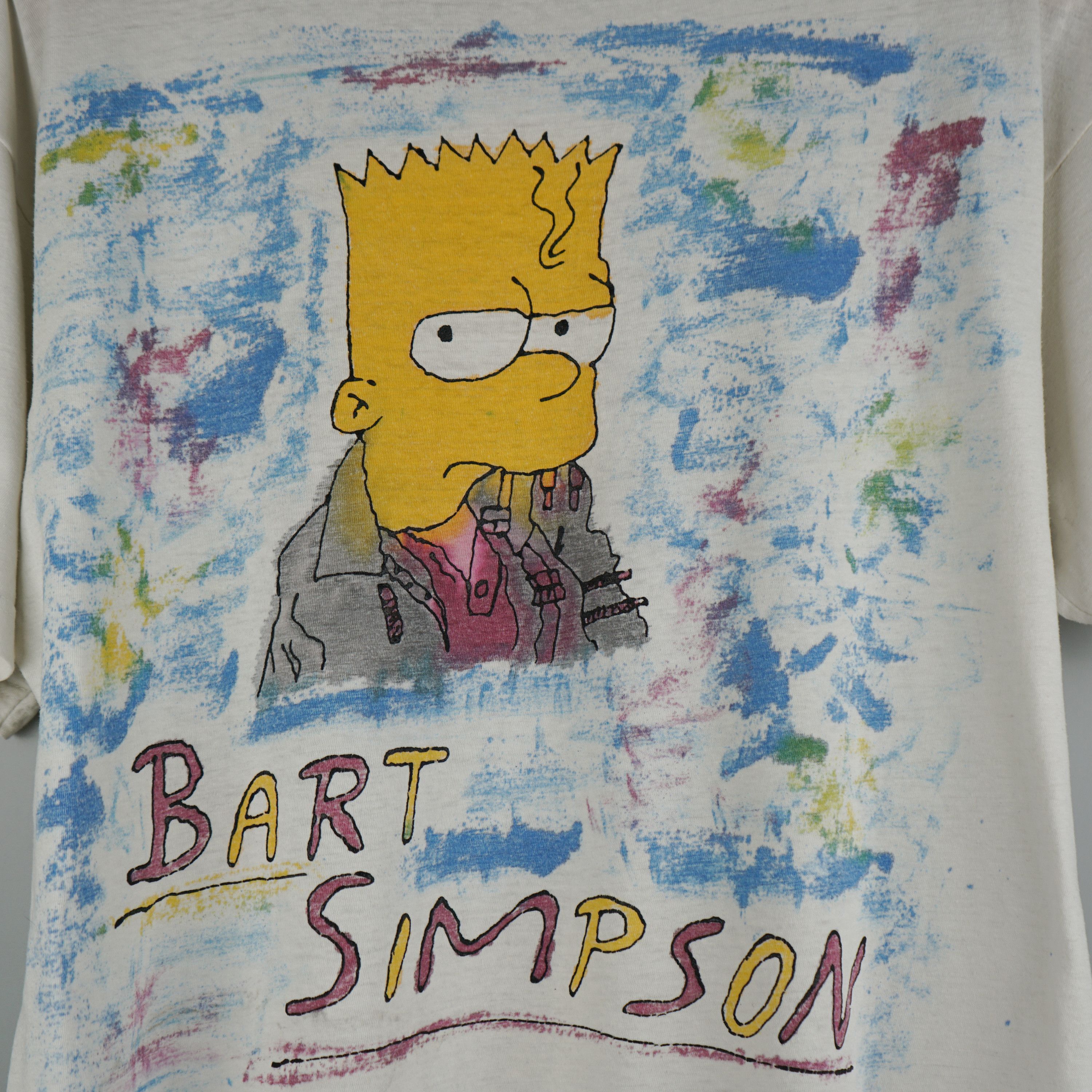 Cartoon Network × The Simpsons × Vintage 1990 Bart Simpson t-shirt Size US M / EU 48-50 / 2 - 2 Thumbnail