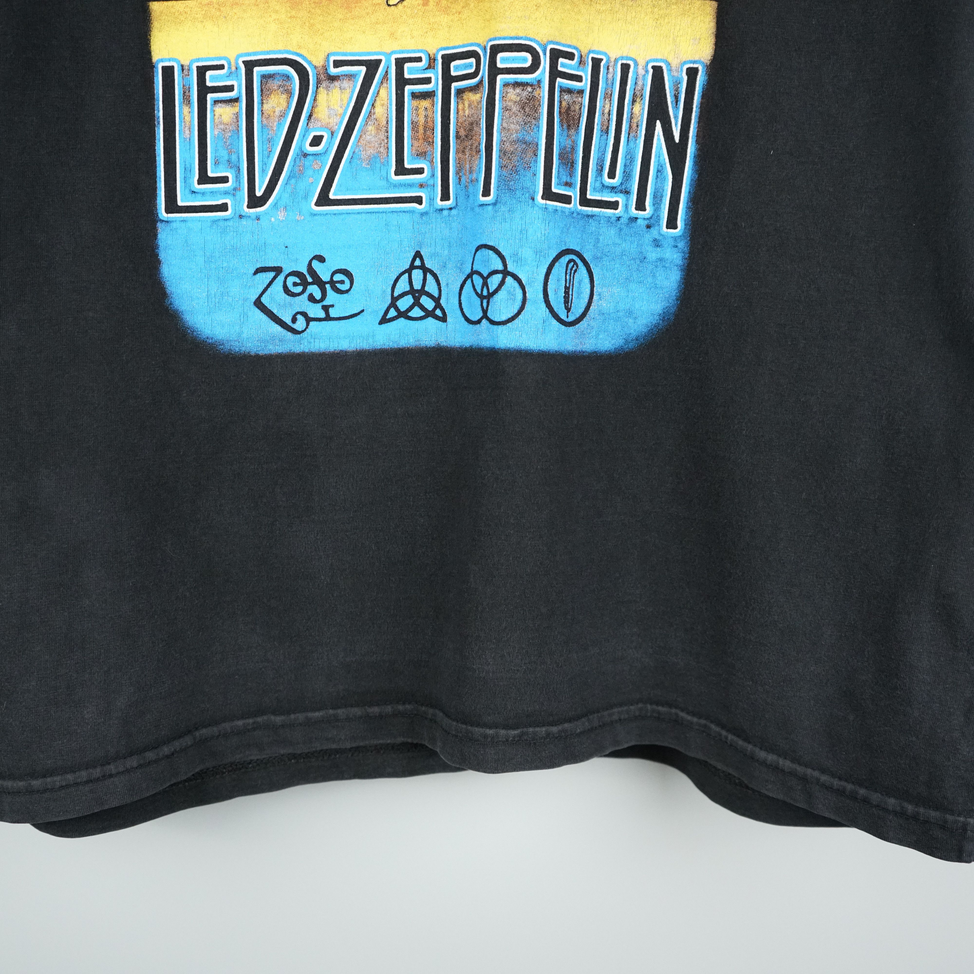 Band Tees × Vintage Vintage Led Zeppelin t shirt 1990s Size US M / EU 48-50 / 2 - 6 Thumbnail
