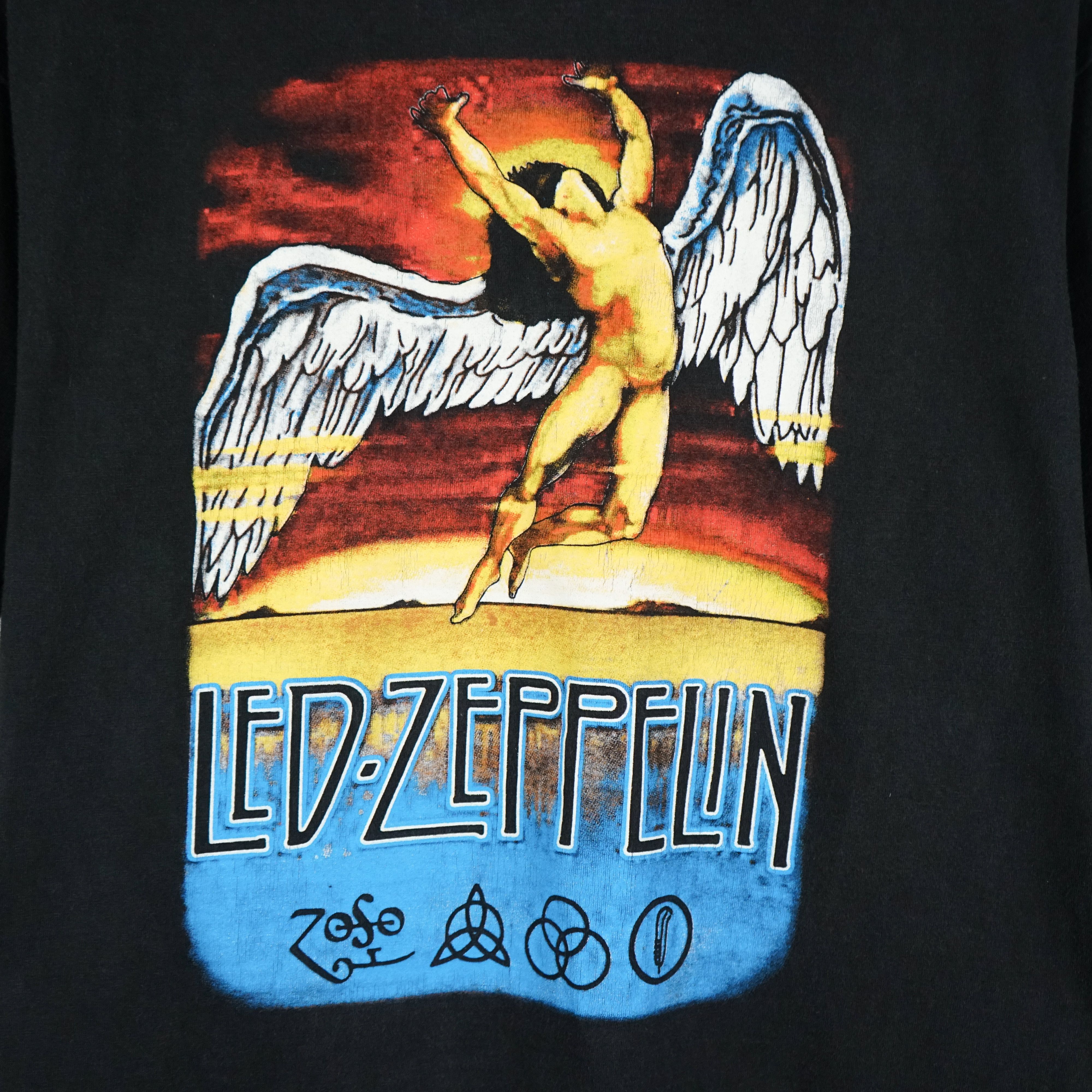 Band Tees × Vintage Vintage Led Zeppelin t shirt 1990s Size US M / EU 48-50 / 2 - 2 Thumbnail