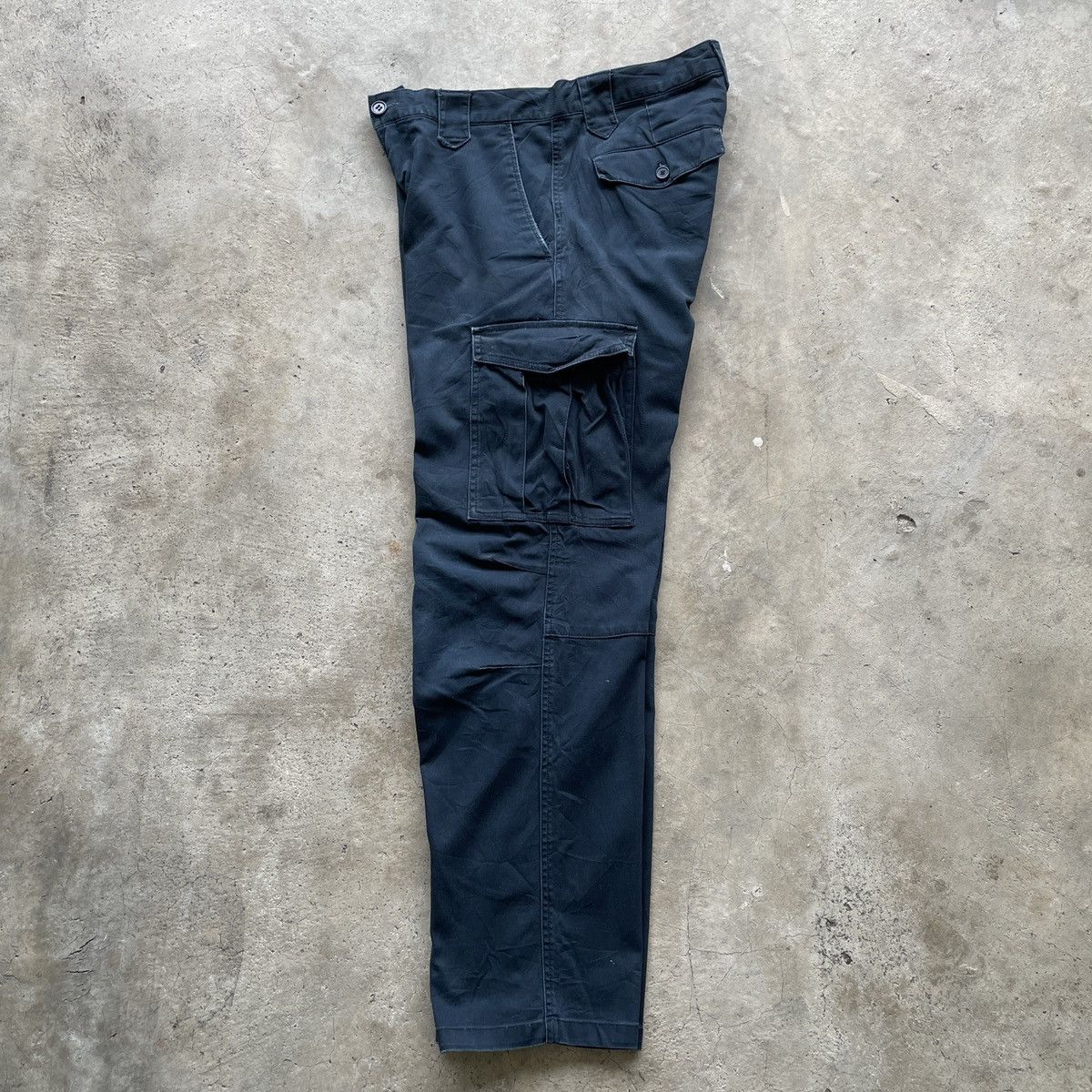 Japanese Brand Japanese Vintage Faded Dark Blue Tactical Cargo Pants Size US 30 / EU 46 - 8 Thumbnail