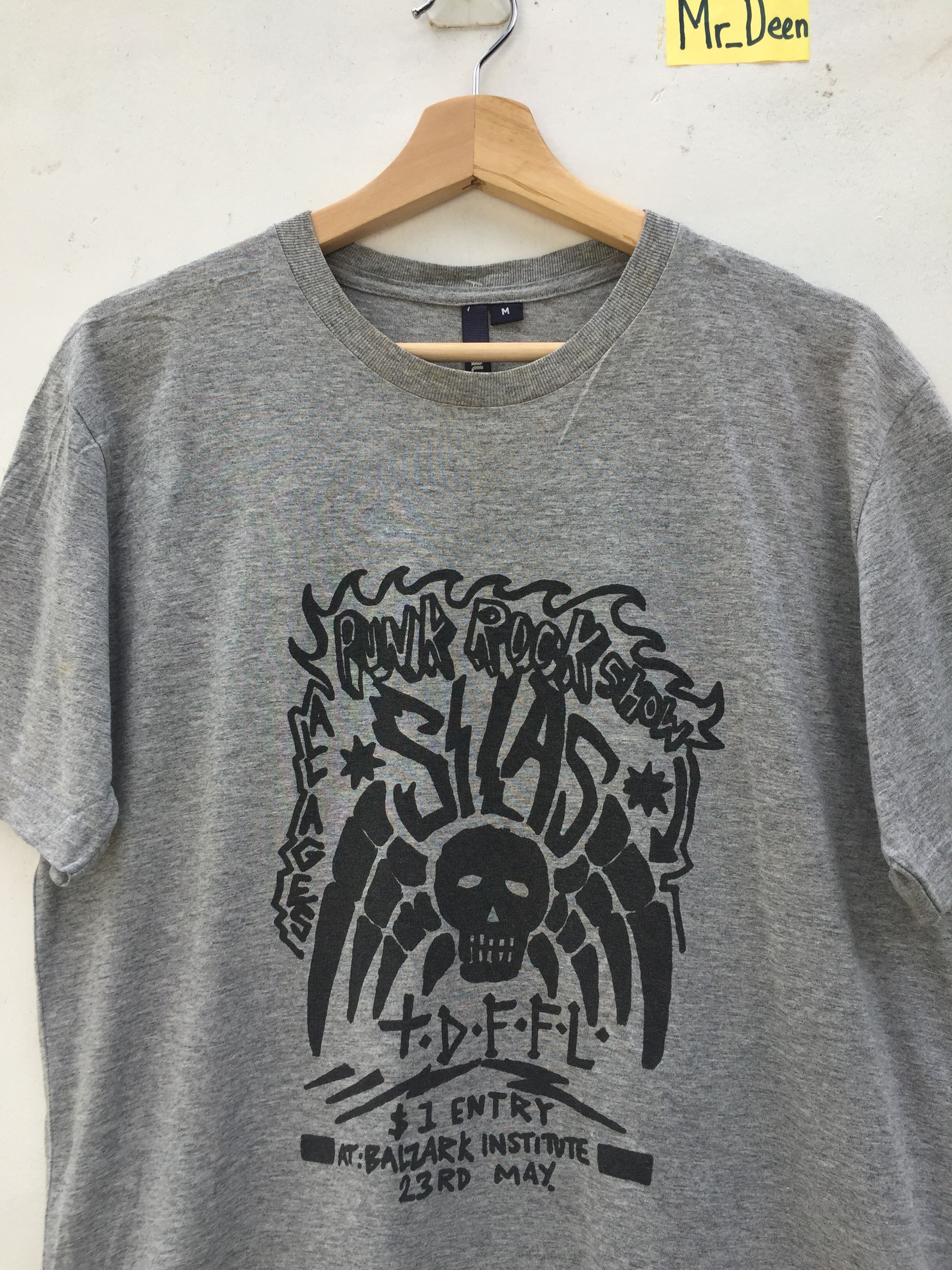 image of Silas Streetwear Skull Pop Art Design in Grey, Men's (Size Medium)