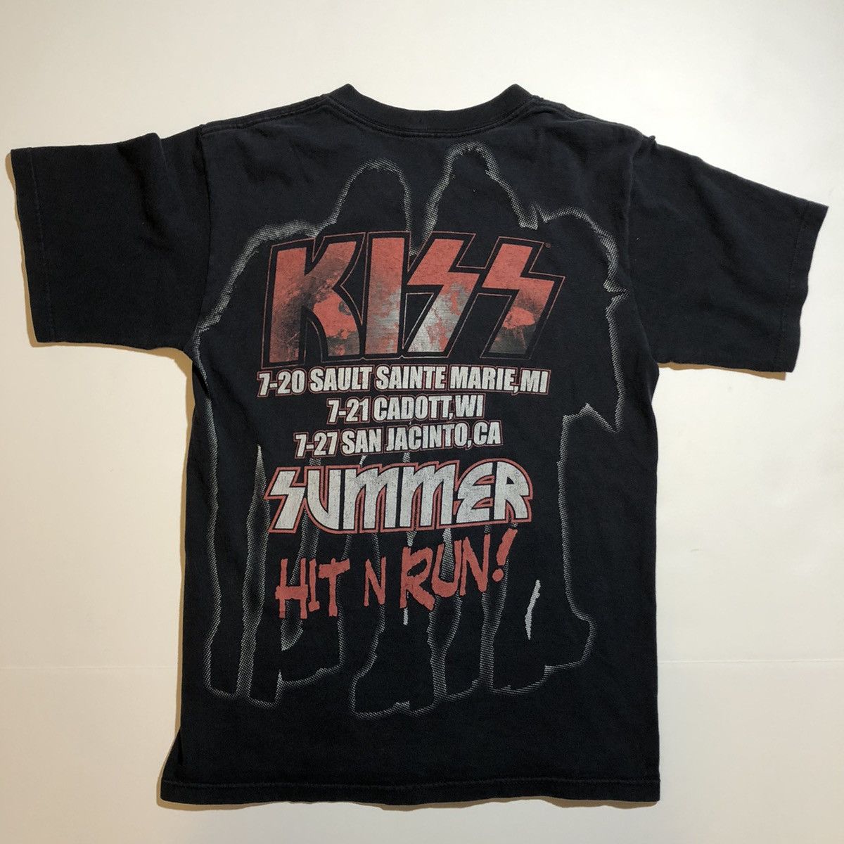 Band Tees Vintage Rare Kiss Band Summer Hit N Run Tour T-shirt Size US M / EU 48-50 / 2 - 1 Thumbnail