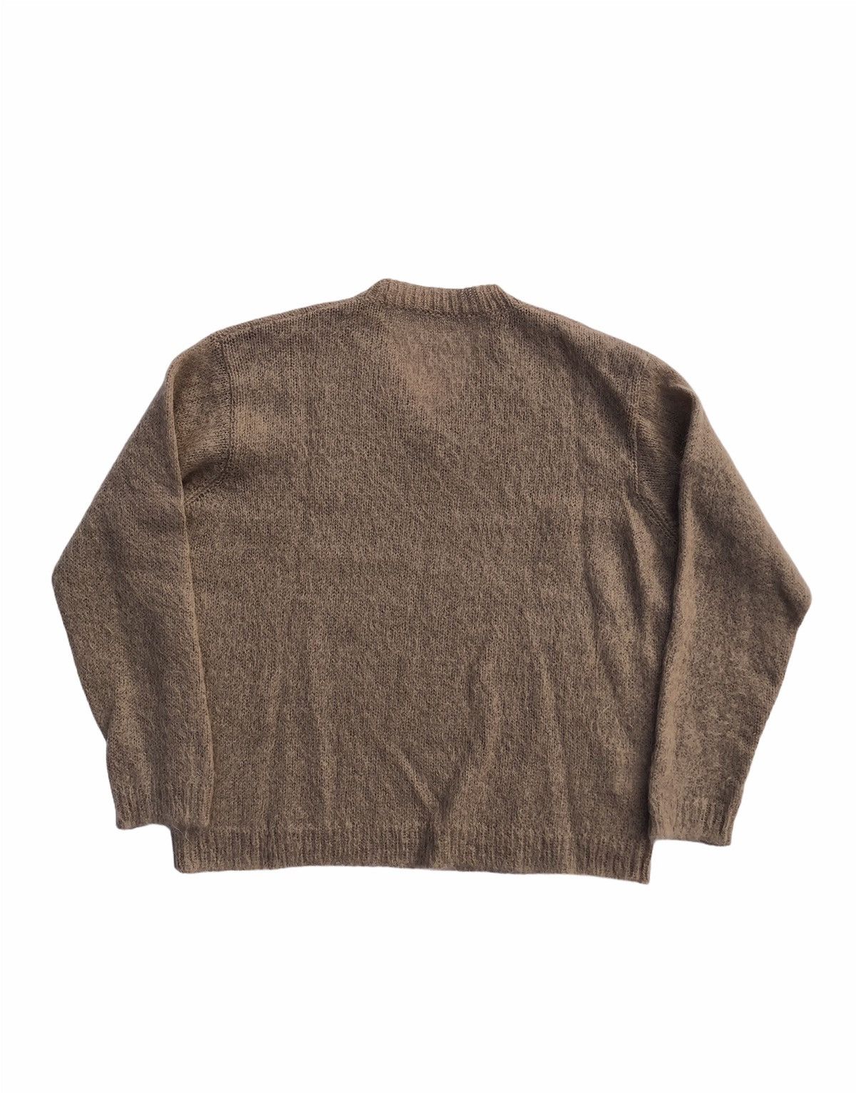 Miu Miu Miu Miu Camel Mohair Garzato Oversized V-neck Sweater Size US S / EU 44-46 / 1 - 3 Thumbnail