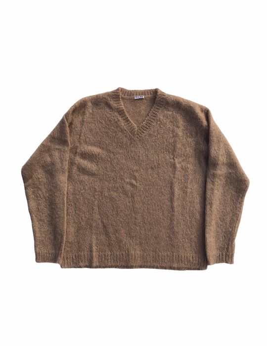 Miu Miu Miu Miu Camel Mohair Garzato Oversized V-neck Sweater Size US S / EU 44-46 / 1 - 2 Preview