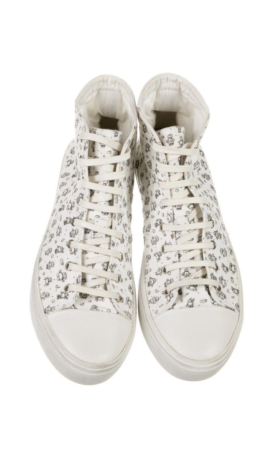Saint Laurent Paris Saint Laurent Bedford Hi Tops With Robots size 41.5 Size ONE SIZE - 3 Thumbnail