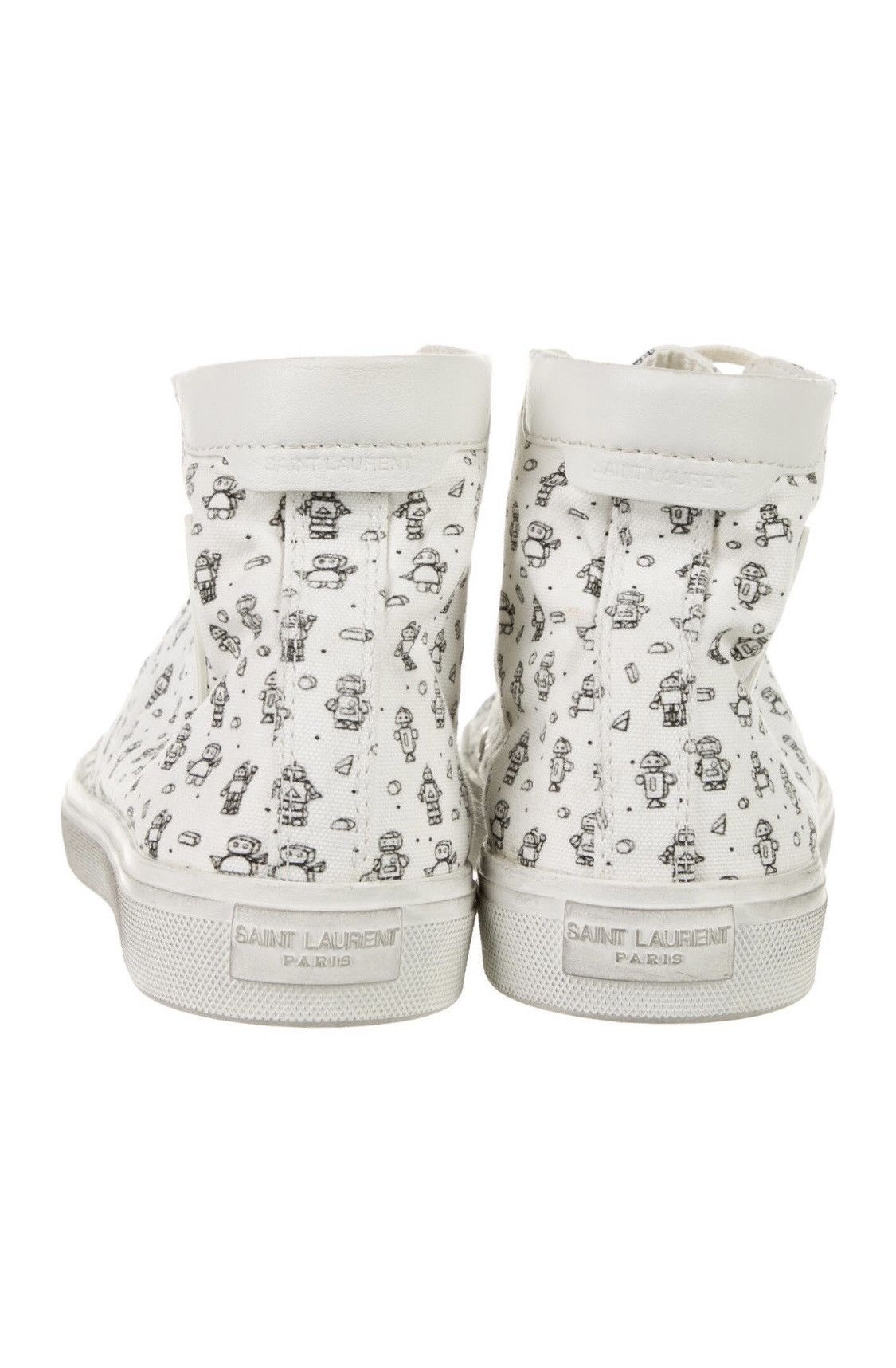 Saint Laurent Paris Saint Laurent Bedford Hi Tops With Robots size 41.5 Size ONE SIZE - 4 Thumbnail
