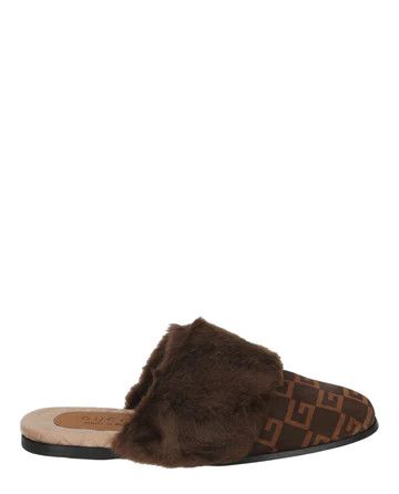 o1b1f11ly0723 Slippers in Brown Black Beige Brown