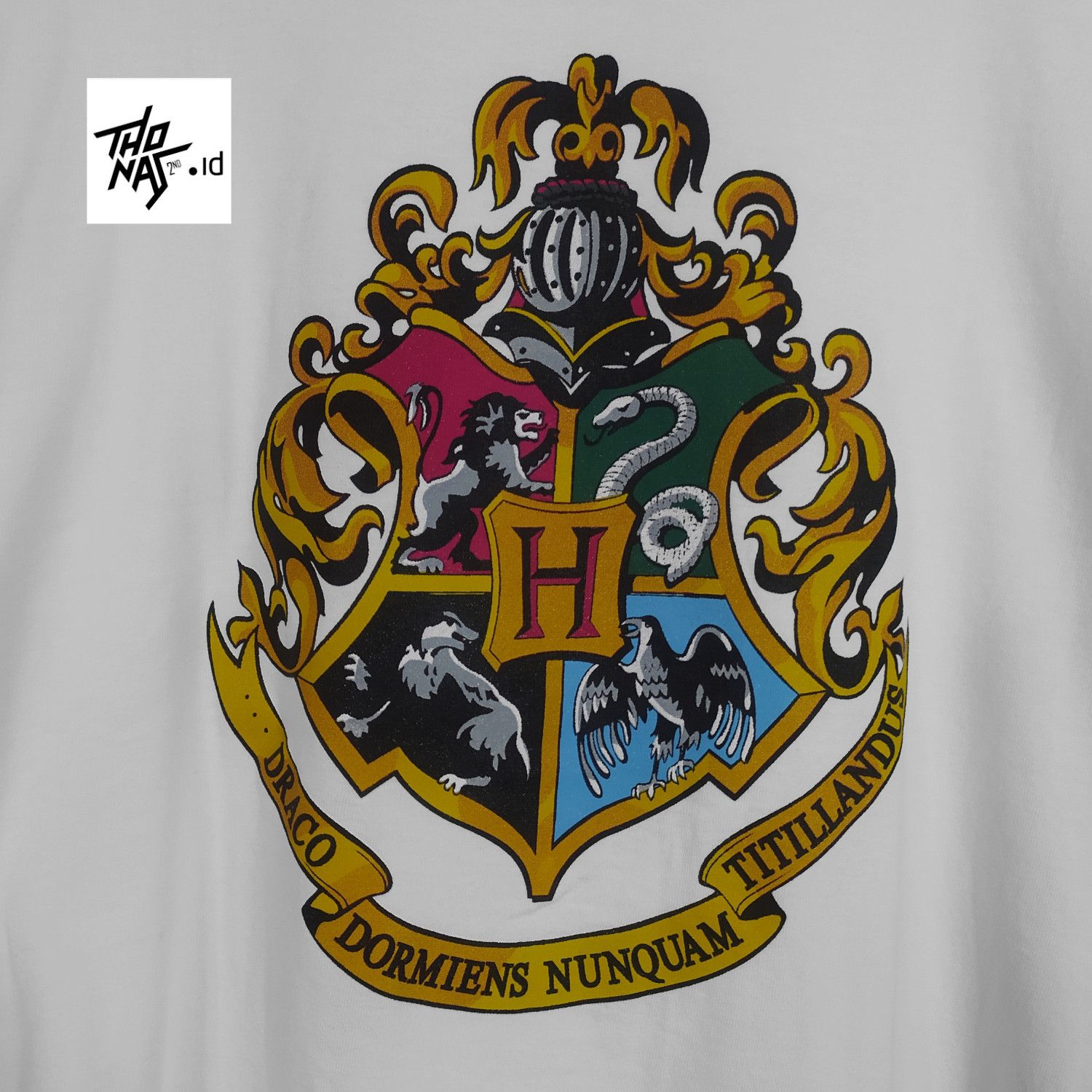 Spreadshirt Harry Potter Emblème Hogwarts Vintage Sweat À Capuche Contrasté Enfant