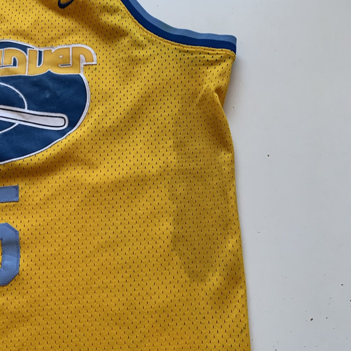 NBA × Nike × Vintage Vintage 1990s Nike Carmelo Anthony Denver Nuggets NBA Jersey Size US XL / EU 56 / 4 - 2 Thumbnail