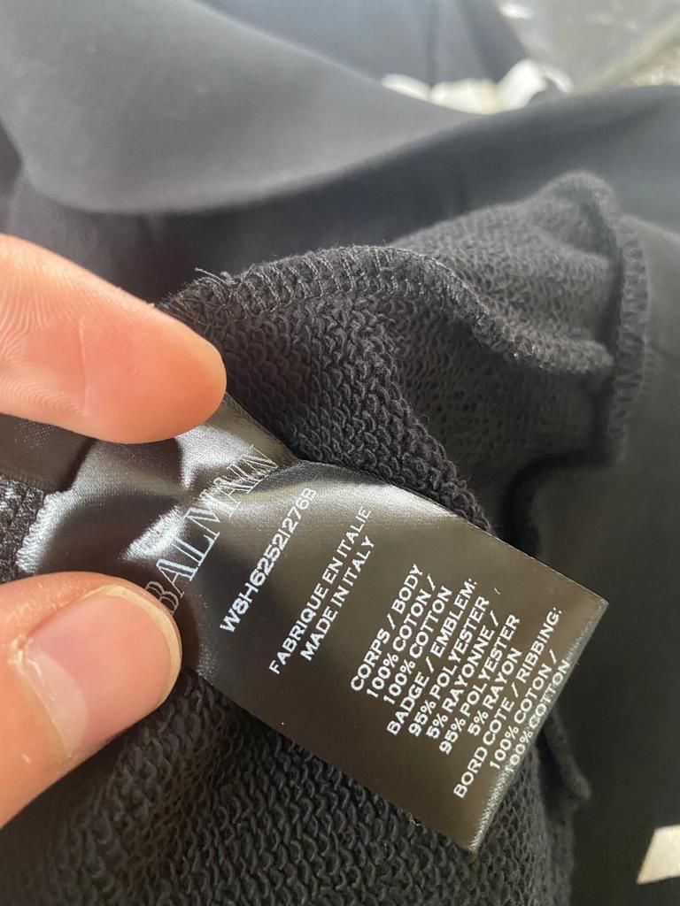 Balmain Sweatshirt in Black & White color Size US L / EU 52-54 / 3 - 5 Thumbnail