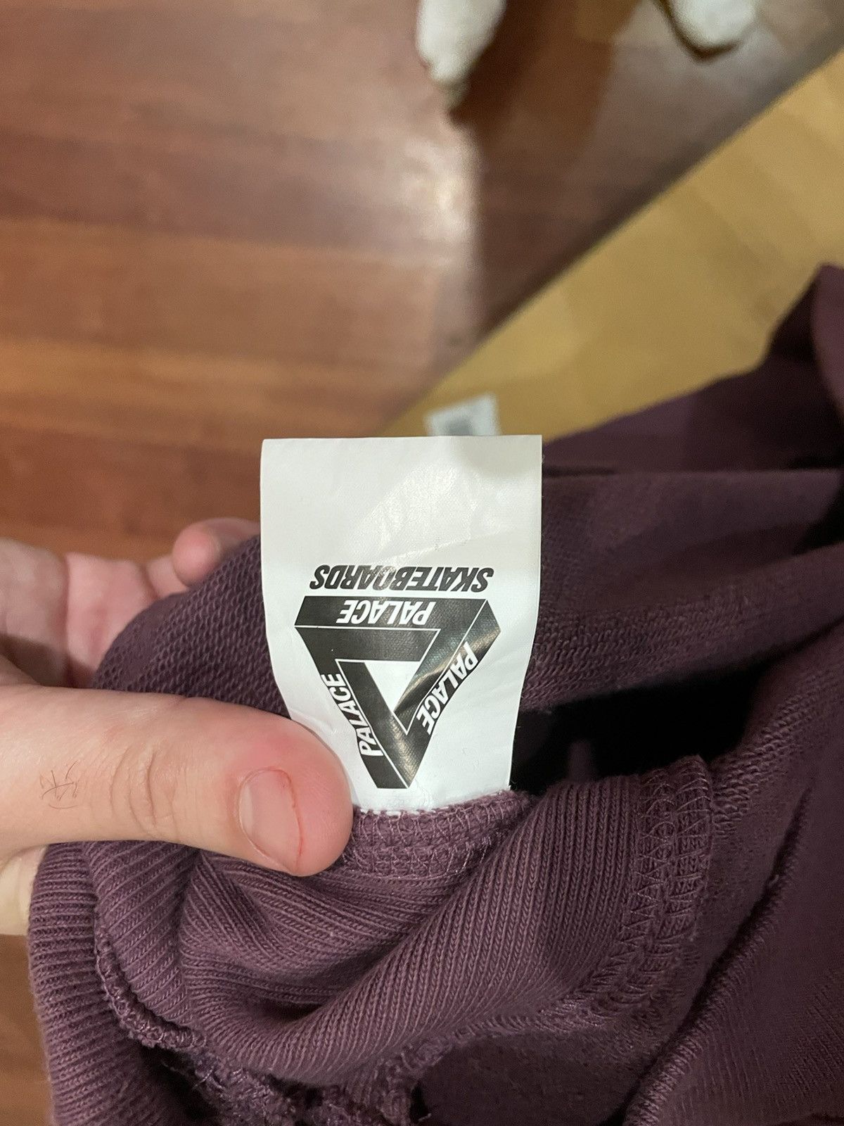Palace Rare Fw18 Palace Slub Crew Burgundy Triferg Sweatshirt Size US L / EU 52-54 / 3 - 5 Thumbnail
