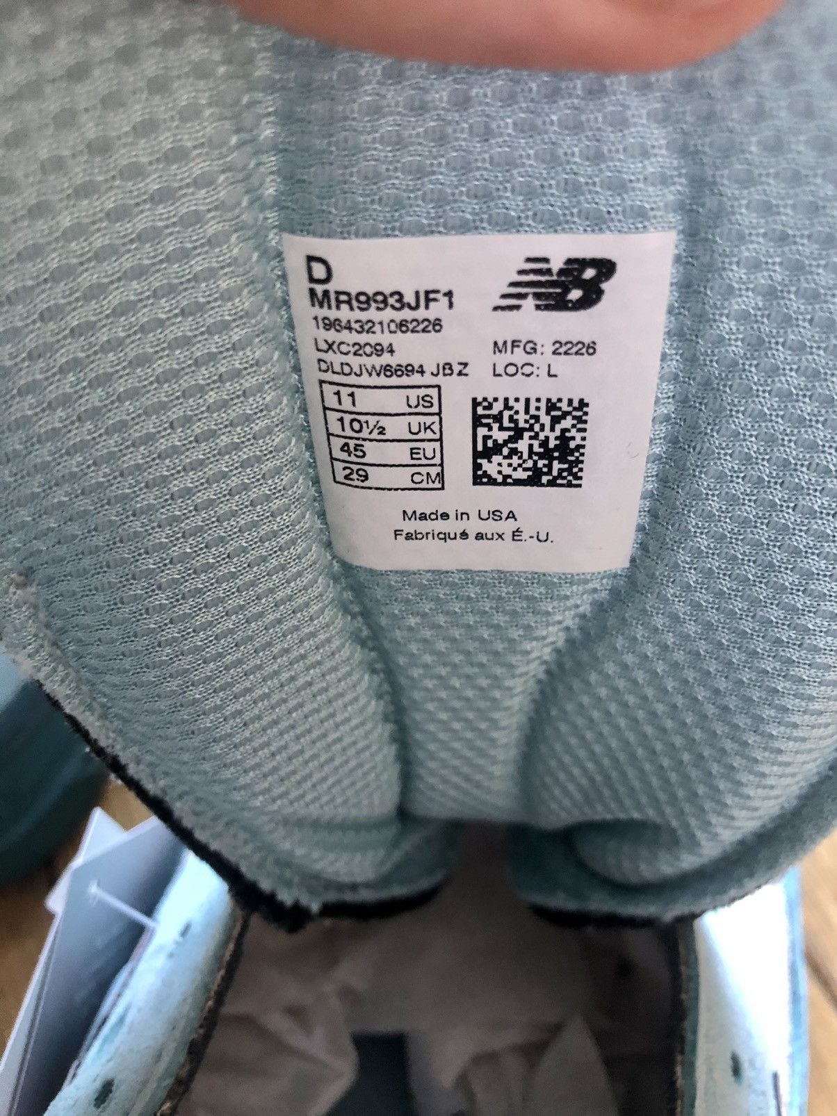Joe Freshgoods New balance 993 X Joe Freshgoods Size US 11 / EU 44 - 5 Thumbnail