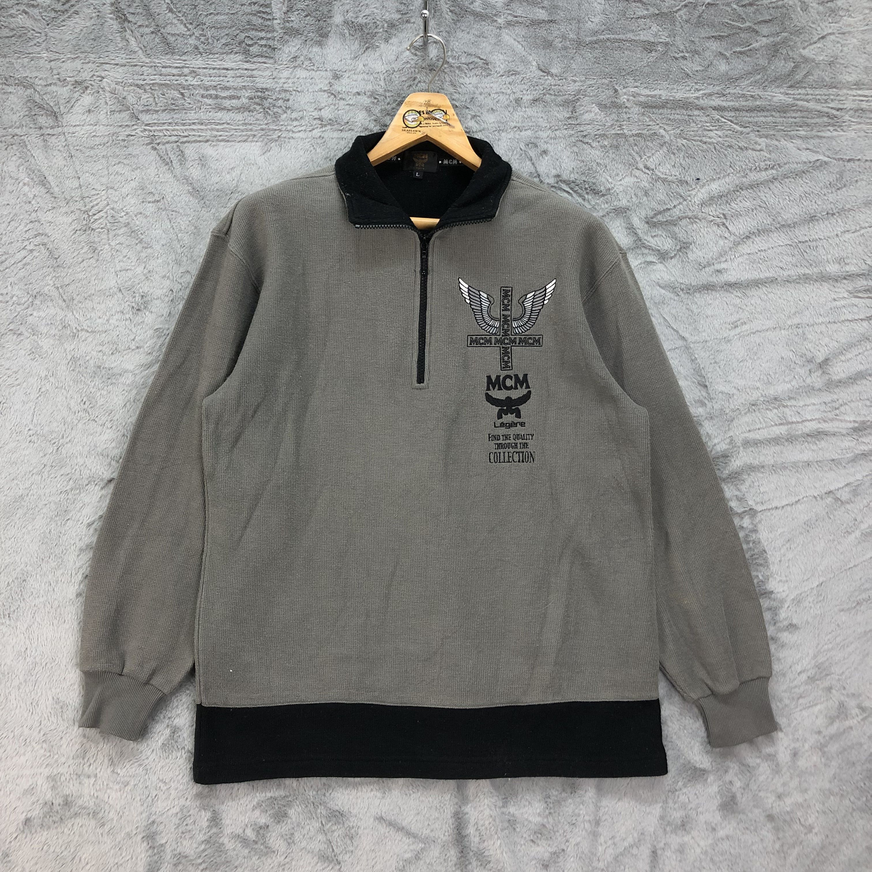 MCM MCM Eagle Embroidery Back Big Logo Sweatshirts #4577-159 Size US L / EU 52-54 / 3 - 3 Thumbnail