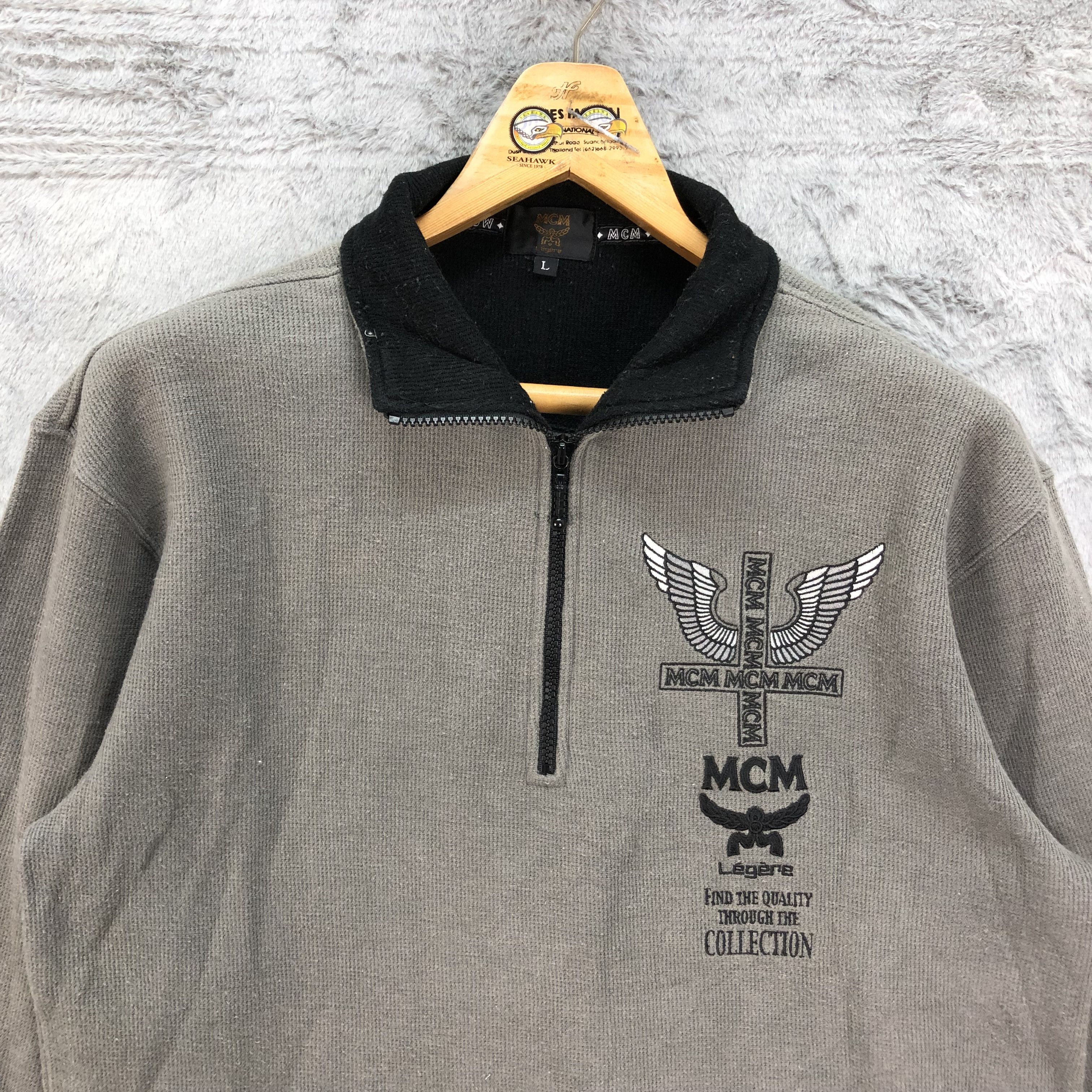 MCM MCM Eagle Embroidery Back Big Logo Sweatshirts #4577-159 Size US L / EU 52-54 / 3 - 4 Thumbnail