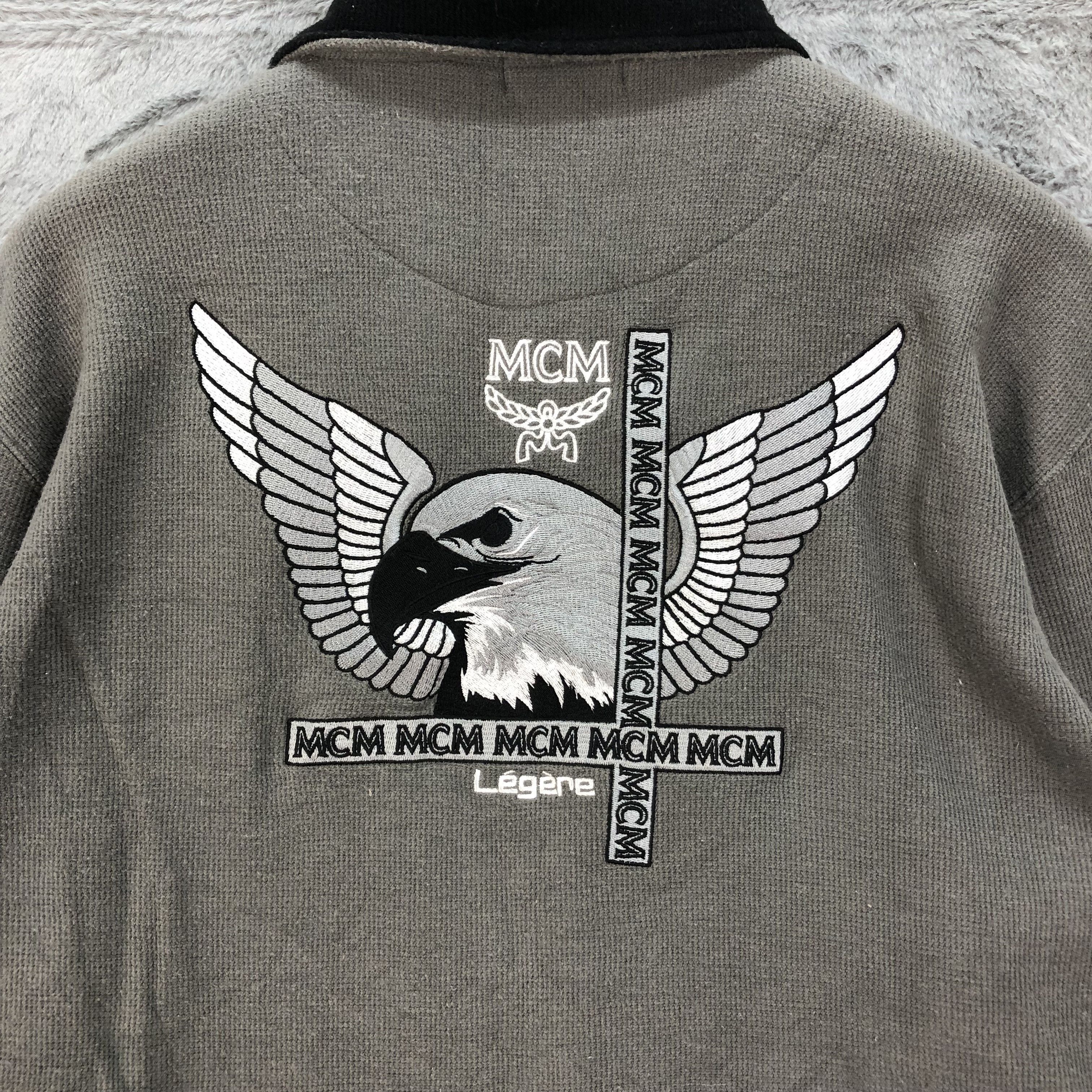 MCM MCM Eagle Embroidery Back Big Logo Sweatshirts #4577-159 Size US L / EU 52-54 / 3 - 2 Thumbnail