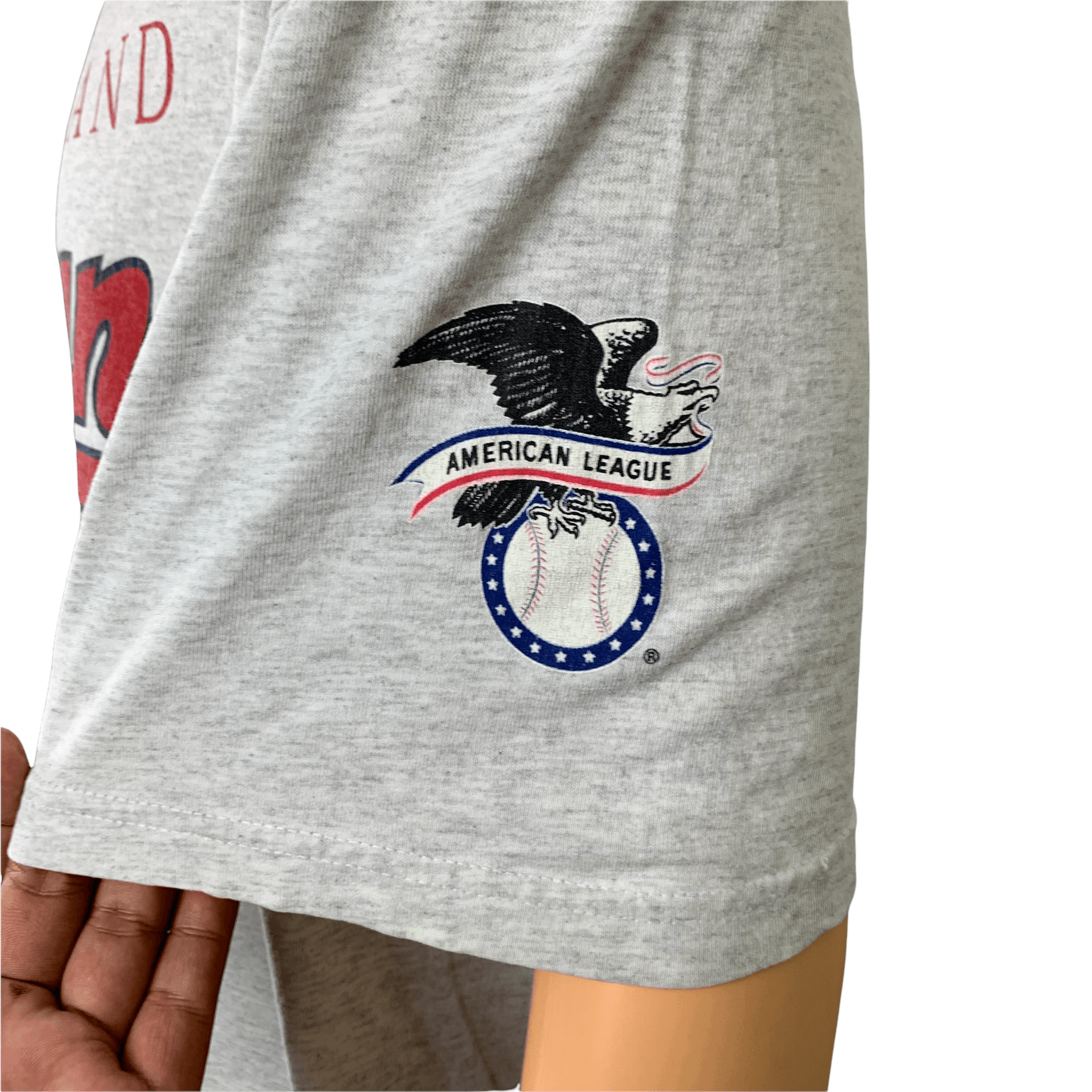 MLB Vintage 96' Cleveland Indians Made in USA Tee #3615-55 Size US XL / EU 56 / 4 - 7 Thumbnail