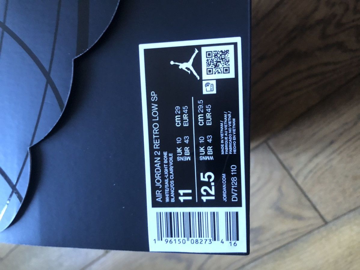 Jordan Brand Air Jordan 2 low X Shelflife Size US 11 / EU 44 - 9 Thumbnail