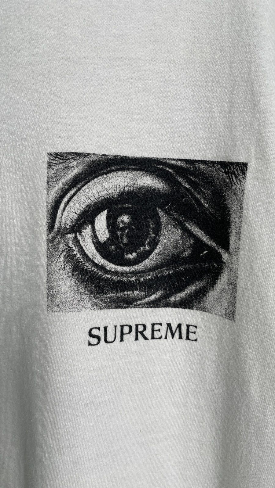 Supreme Supreme x MC Escher Eye LS Tee - White | Grailed