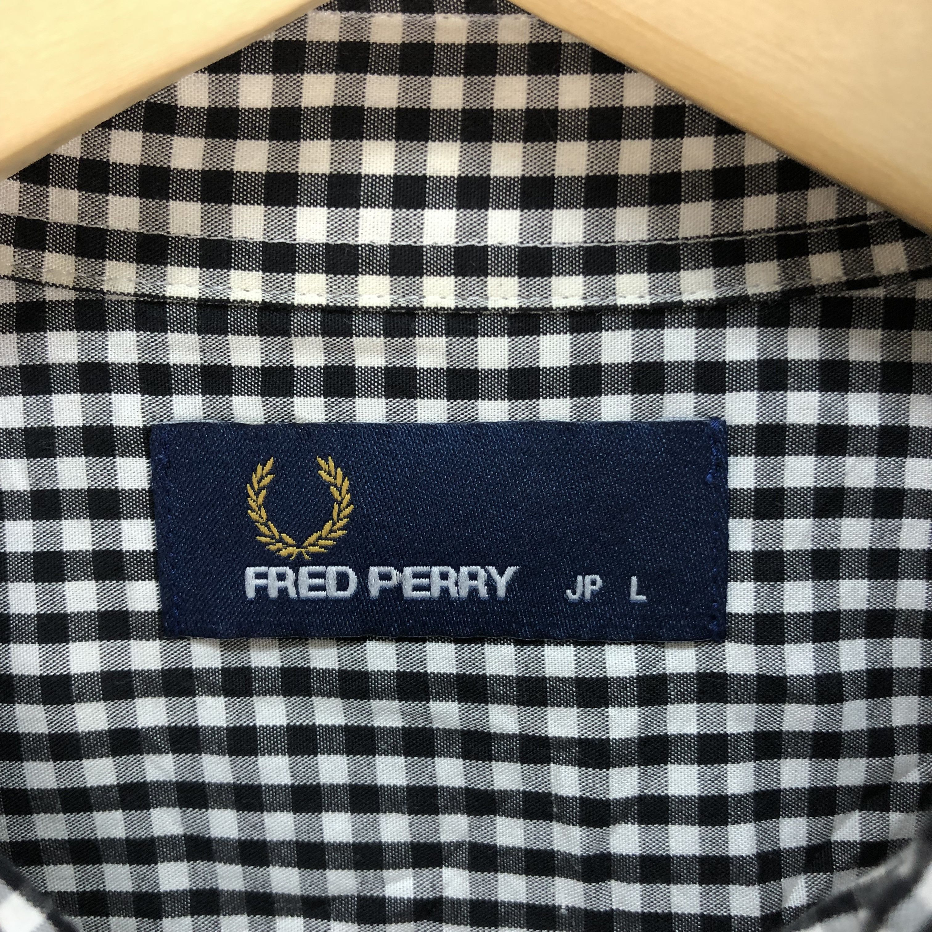Fred Perry Fred Perry Checked Button Ups Polo Shirts #6023-218 Size US L / EU 52-54 / 3 - 6 Thumbnail
