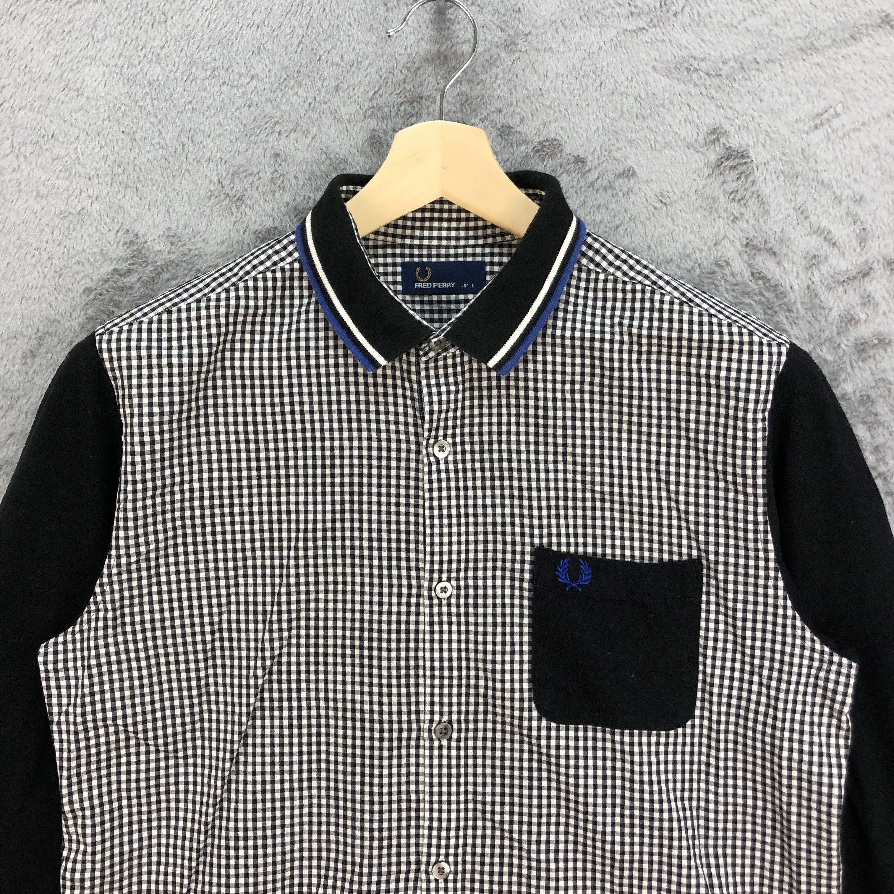 Fred Perry Fred Perry Checked Button Ups Polo Shirts #6023-218 Size US L / EU 52-54 / 3 - 2 Thumbnail