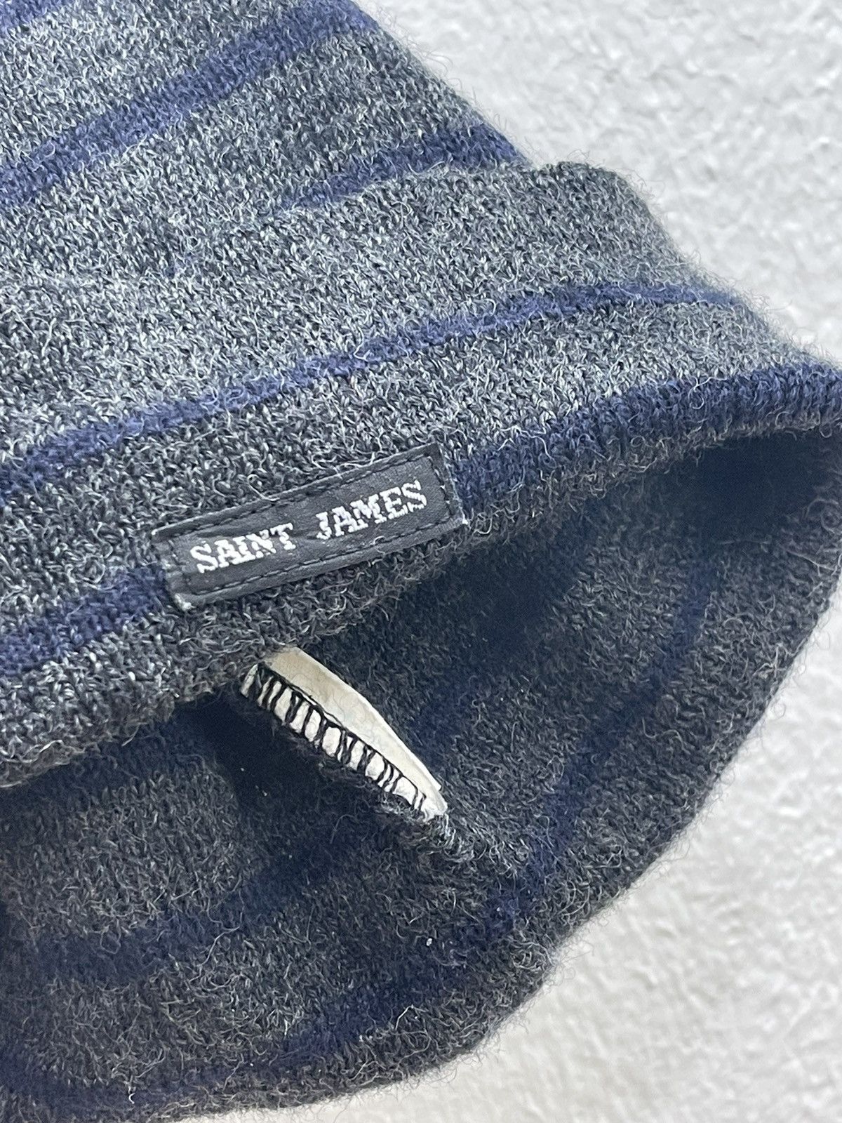 Saint James Saint James wool Stripe Beanie Hats Size ONE SIZE - 6 Thumbnail