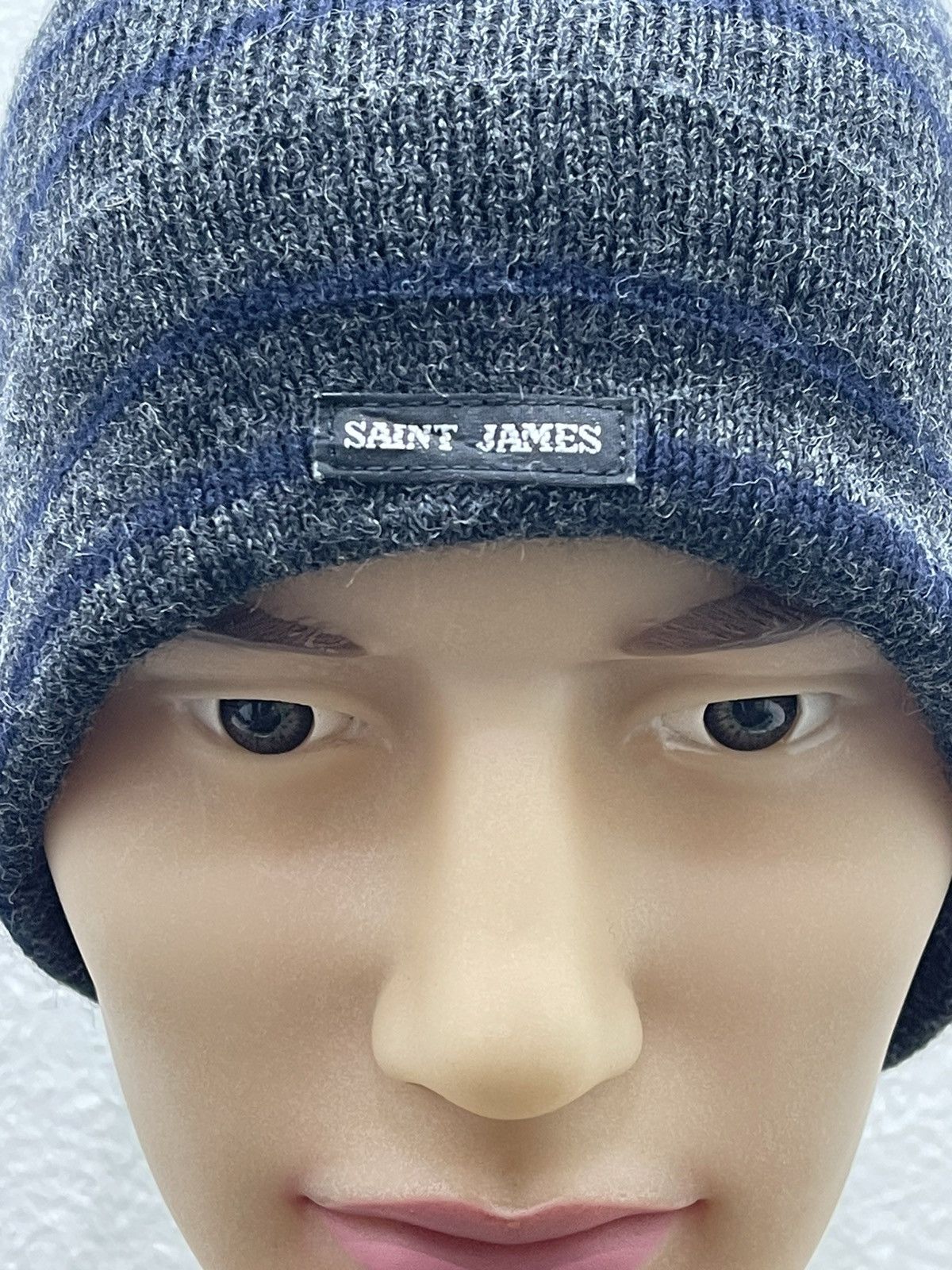 Saint James Saint James wool Stripe Beanie Hats Size ONE SIZE - 5 Thumbnail