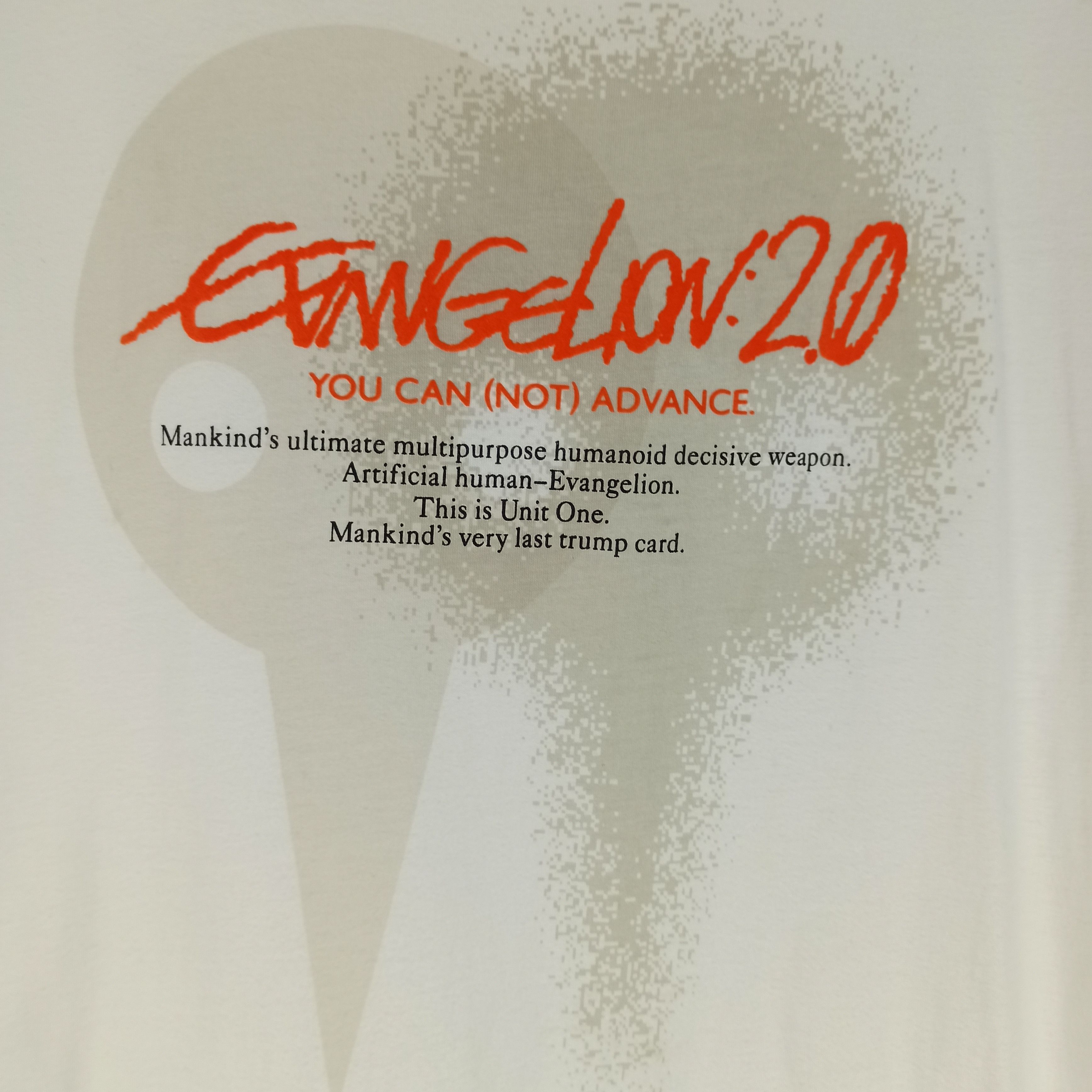 Anime Anime Evangelion : 2.0 Glow in the Dark Tee Size US L / EU 52-54 / 3 - 2 Thumbnail