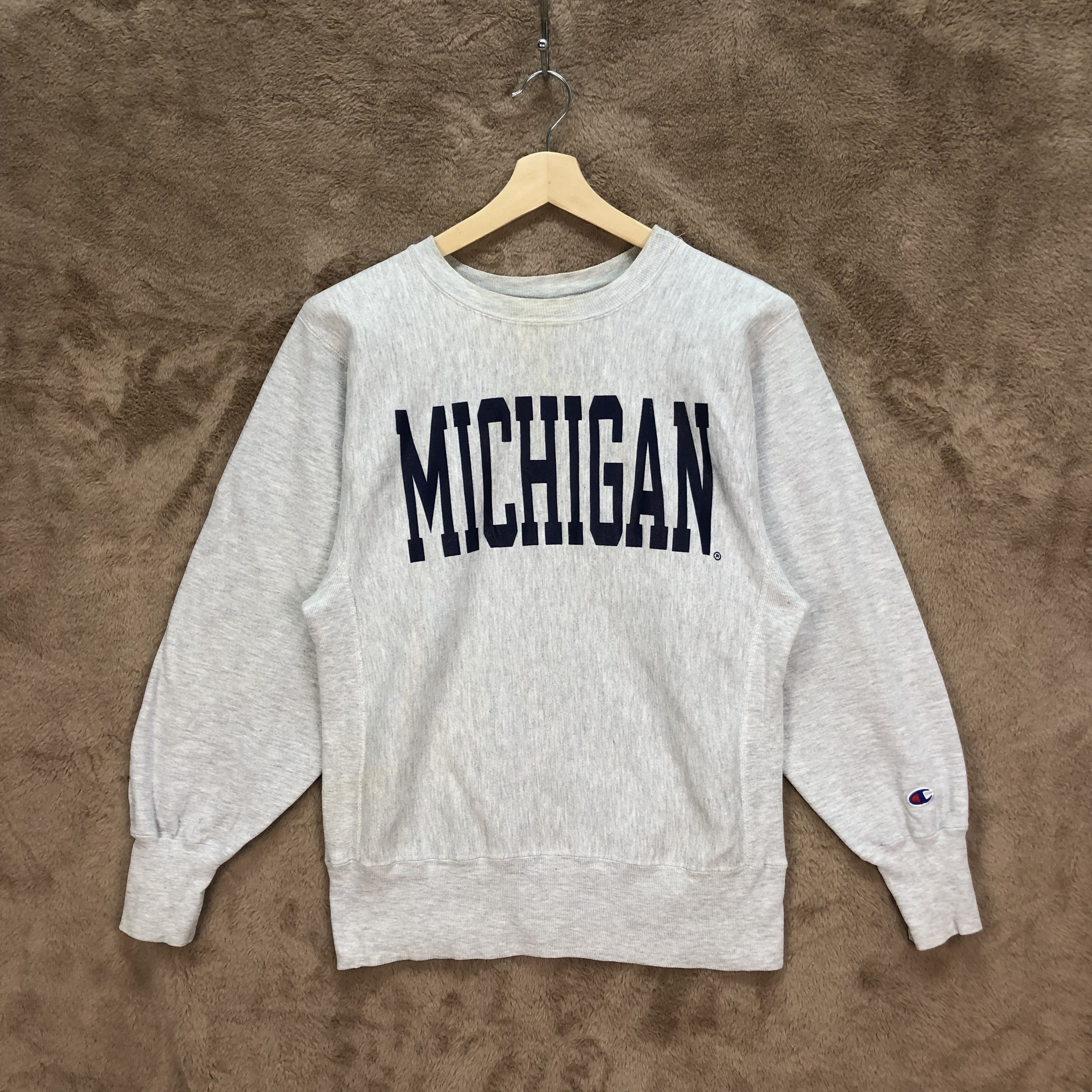 Champion 80's Champion Reverse Weave Michigan Sweatshirts #6029-218 Size US M / EU 48-50 / 2 - 1 Thumbnail