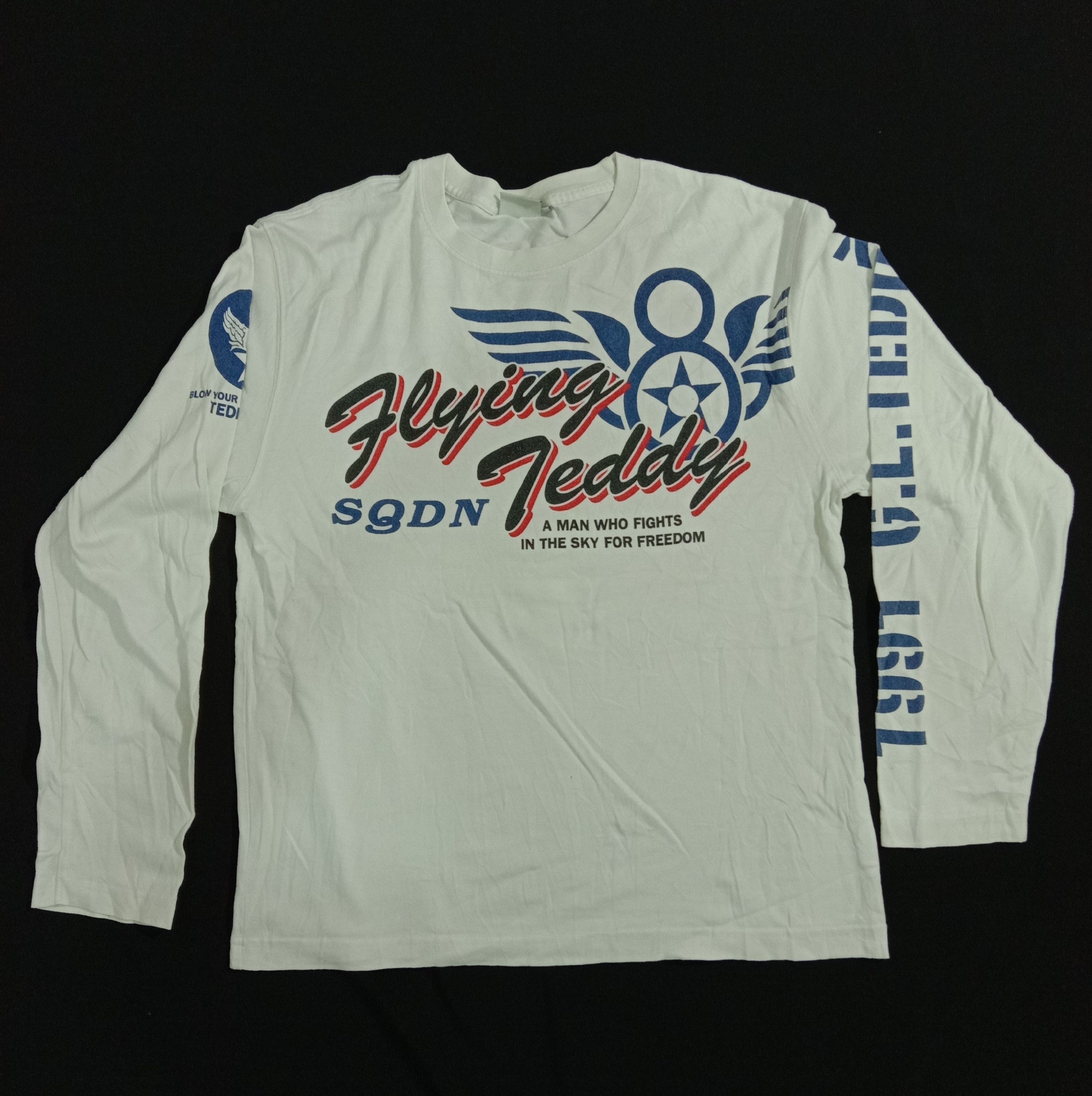 Tedman Vintage 90s Tedman Flying Teddy Tee Ted Company Size US M / EU 48-50 / 2 - 2 Thumbnail